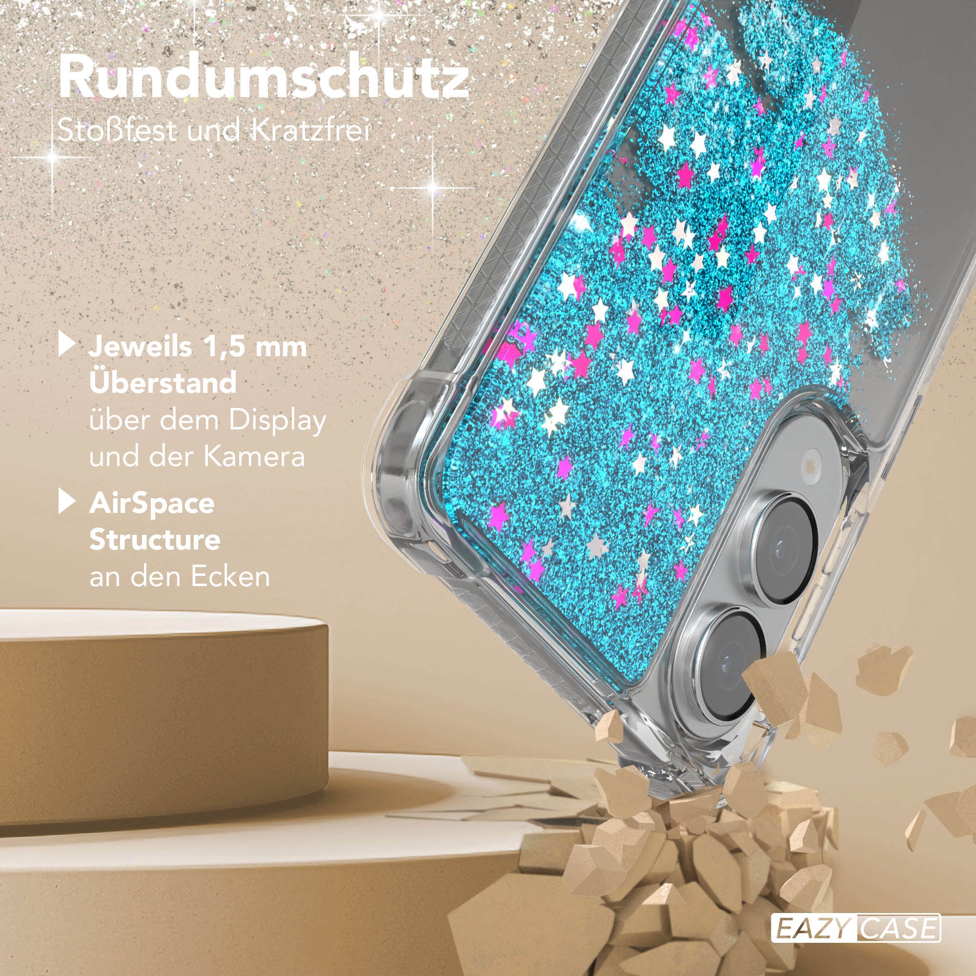 Galaxy S25 Edge Glitzerhülle