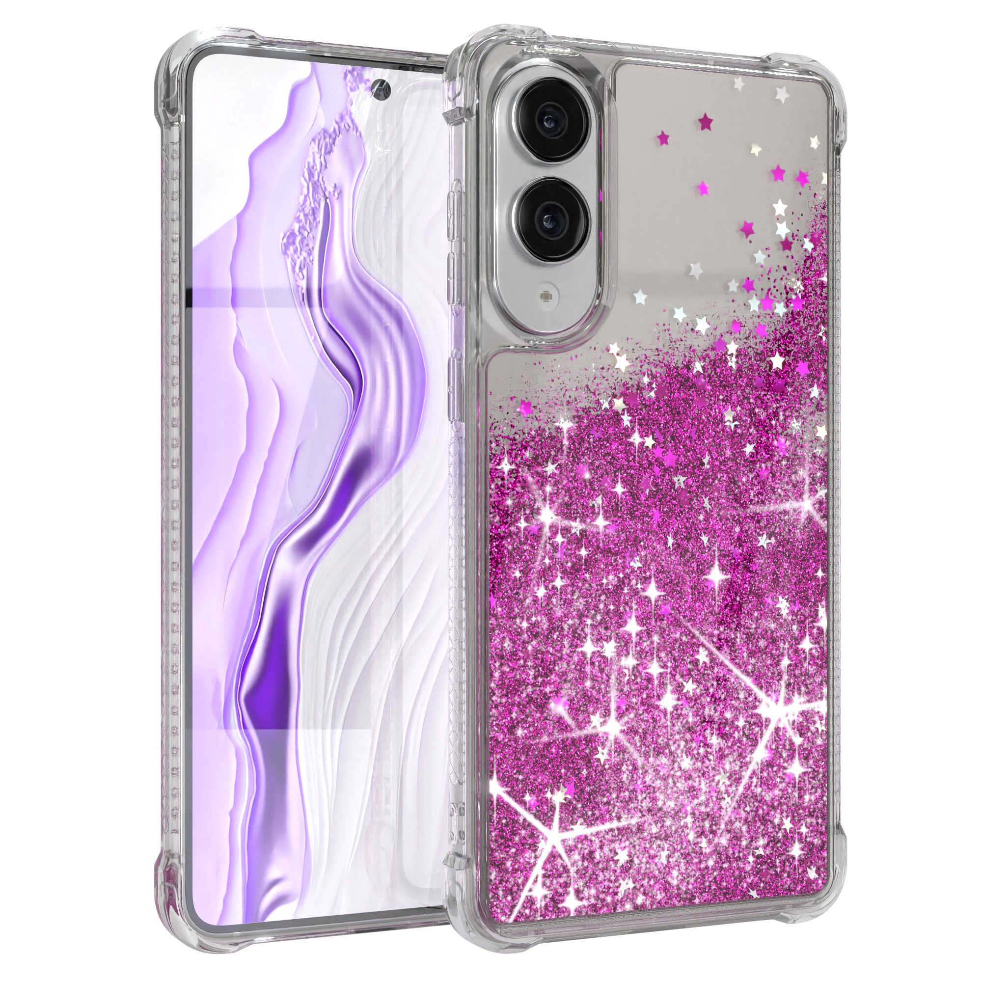 Galaxy S25 Edge Glitzerhülle