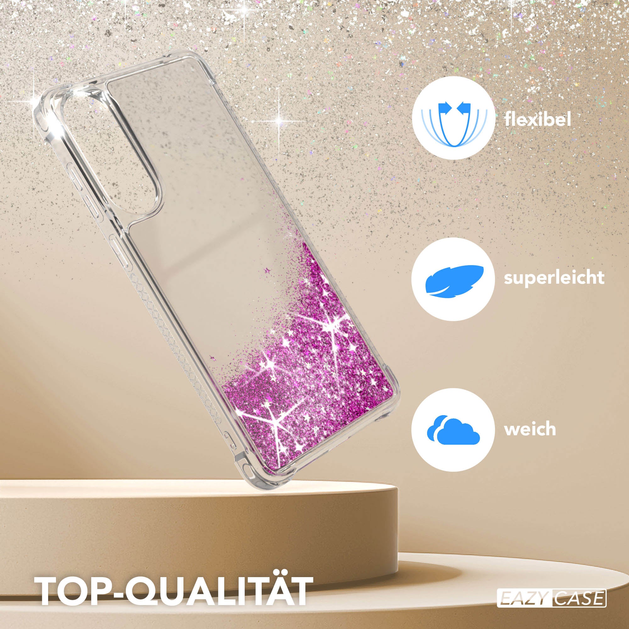 Galaxy S25 Edge Glitzerhülle