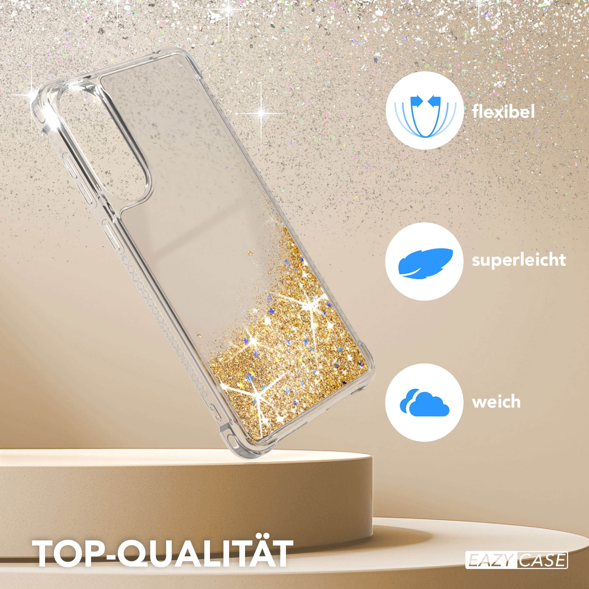 Galaxy S25 Edge Glitzerhülle