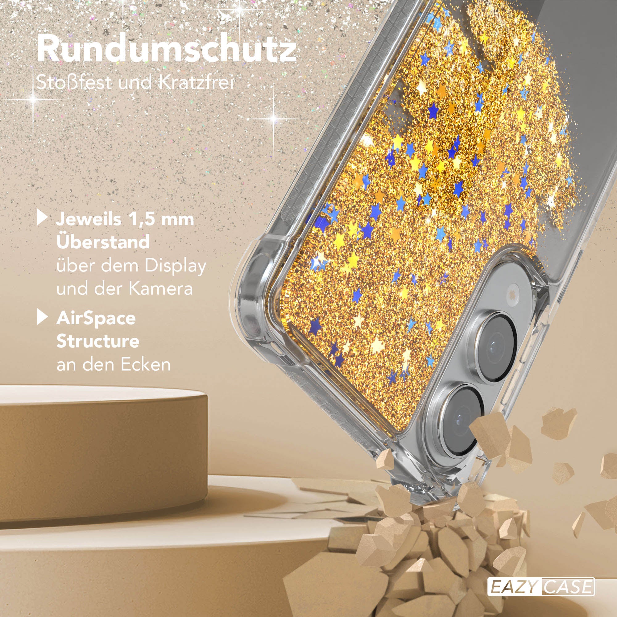 Galaxy S25 Edge Glitzerhülle