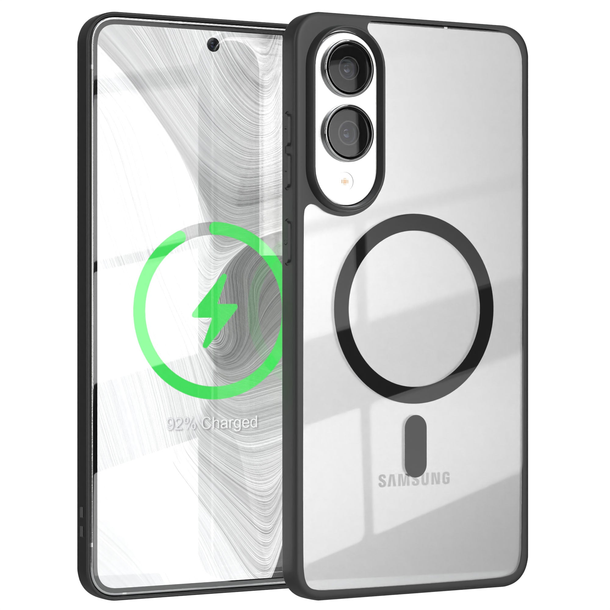 Galaxy S25 Edge transparente Hülle mit MagSafe