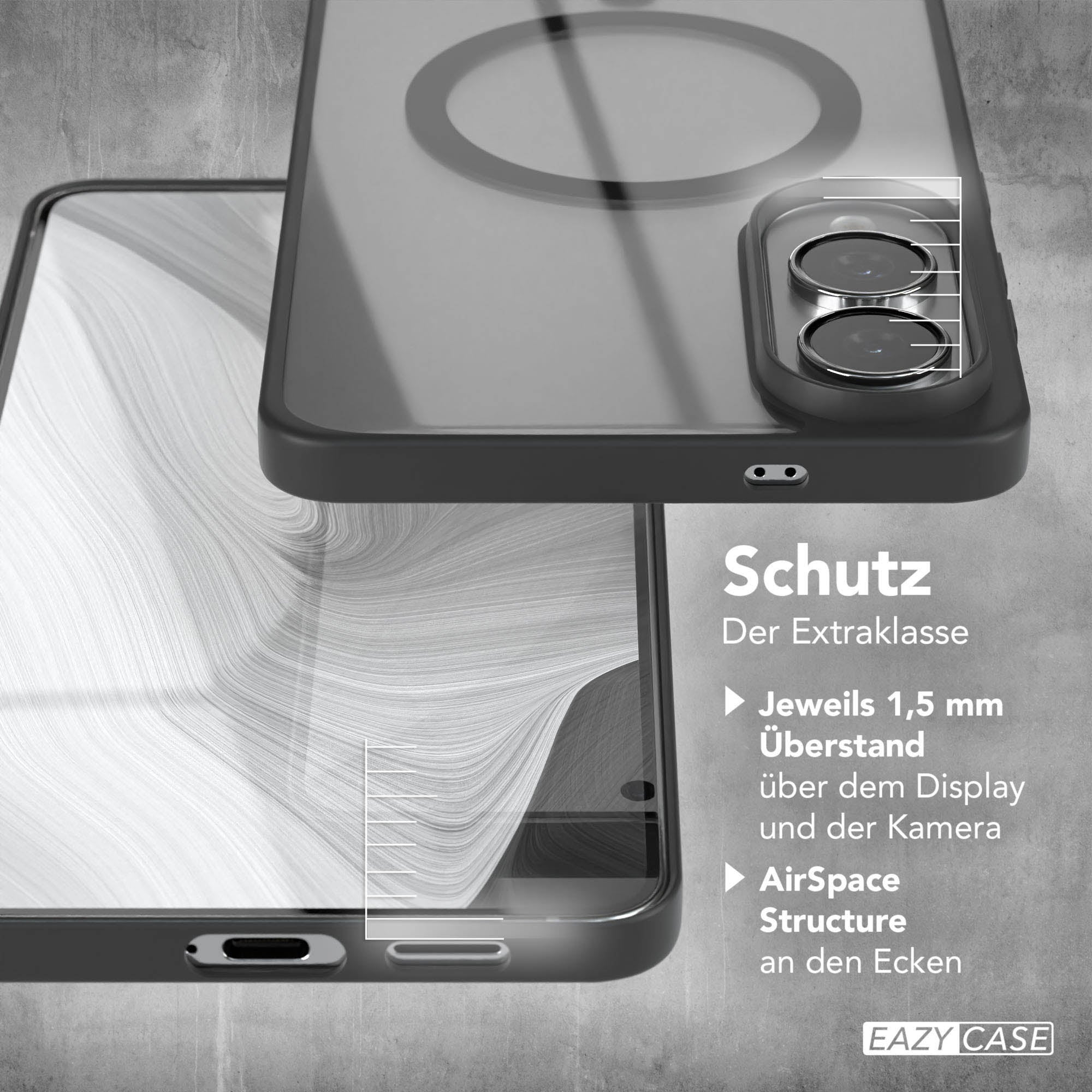 Galaxy S25 Edge transparente Hülle mit MagSafe