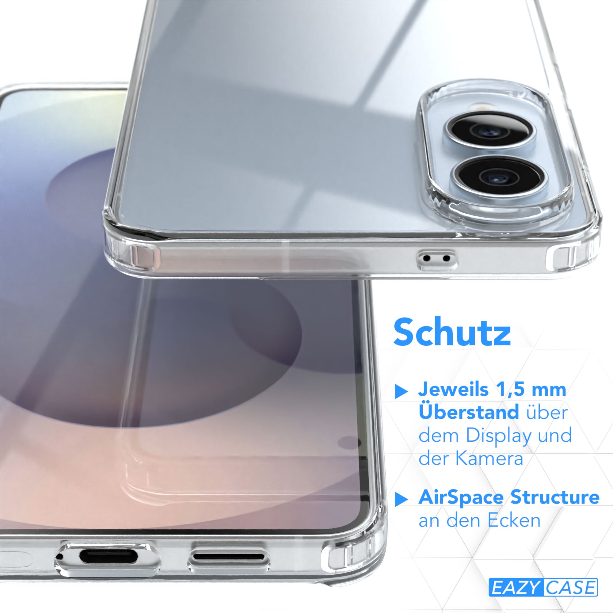 Galaxy S25 Serie Silikonhülle Transparent