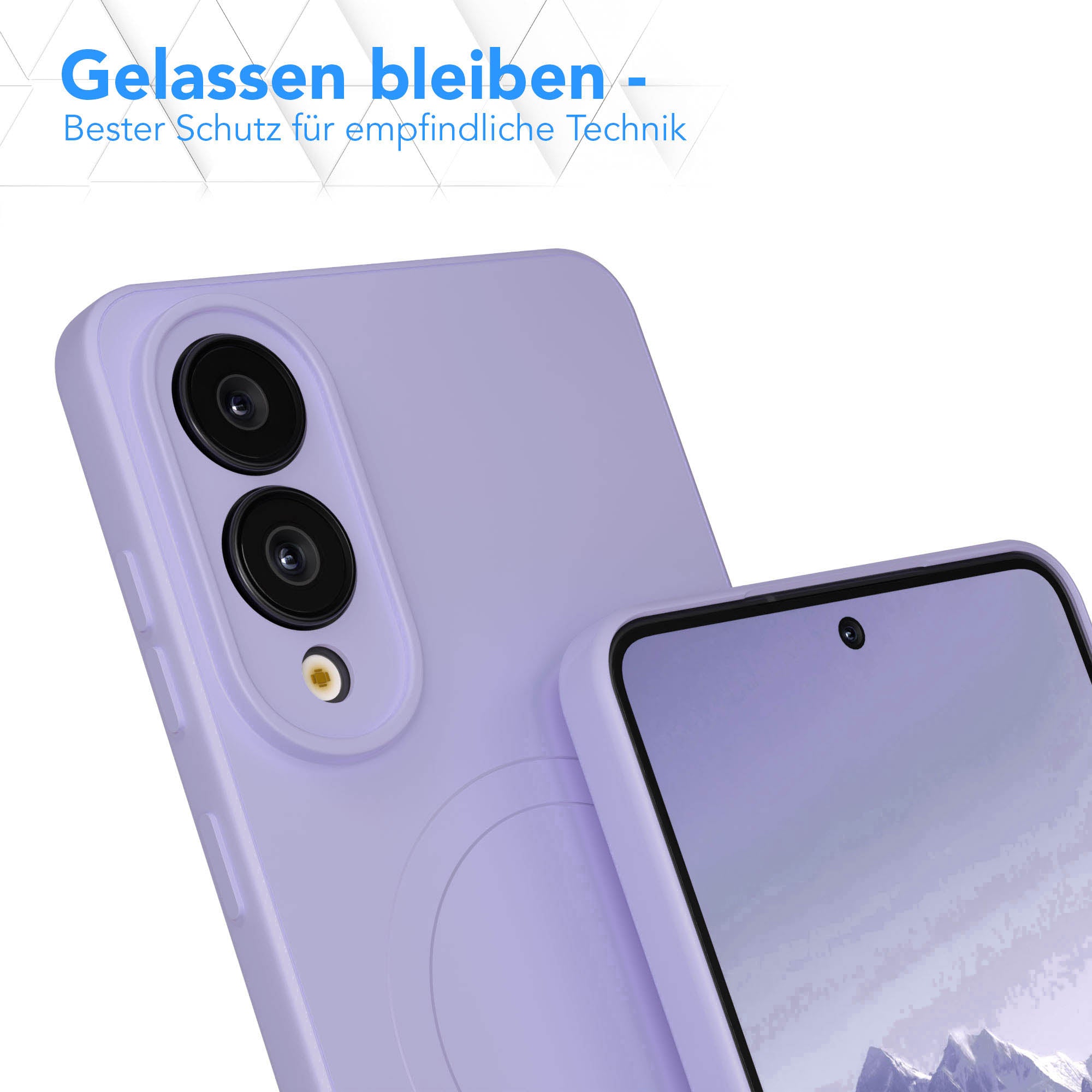 Galaxy S25 Edge Silikonhülle mit MagSafe