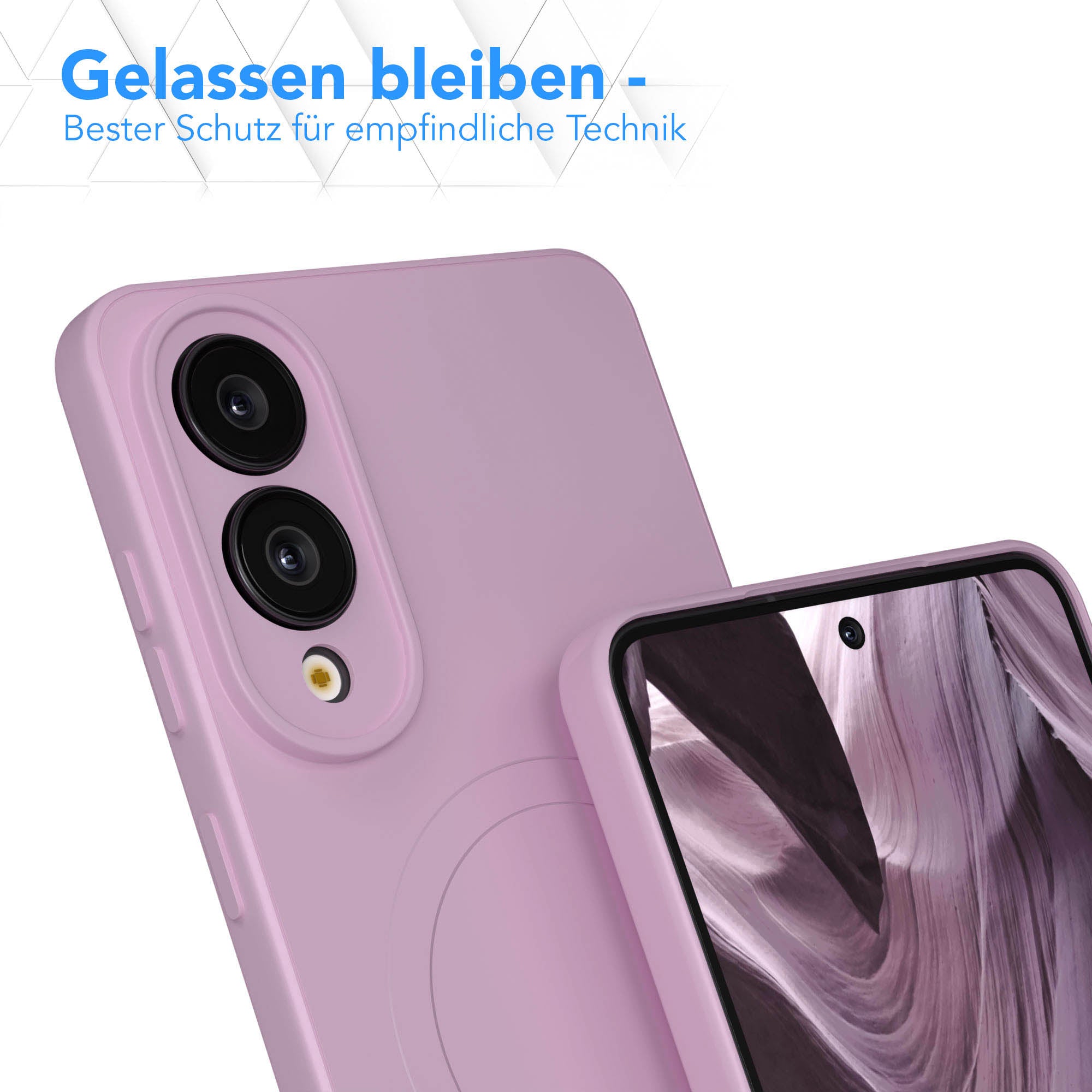 Galaxy S25 Edge Silikonhülle mit MagSafe