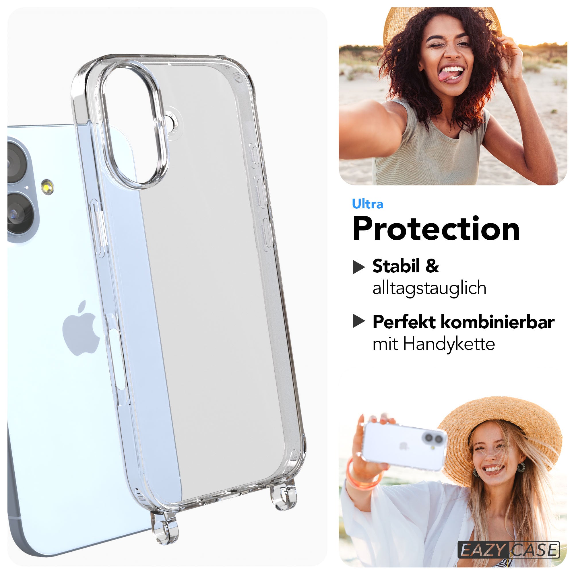 iPhone 17 Hülle für Handyketten mit Befestigungsösen von EAZY CASE