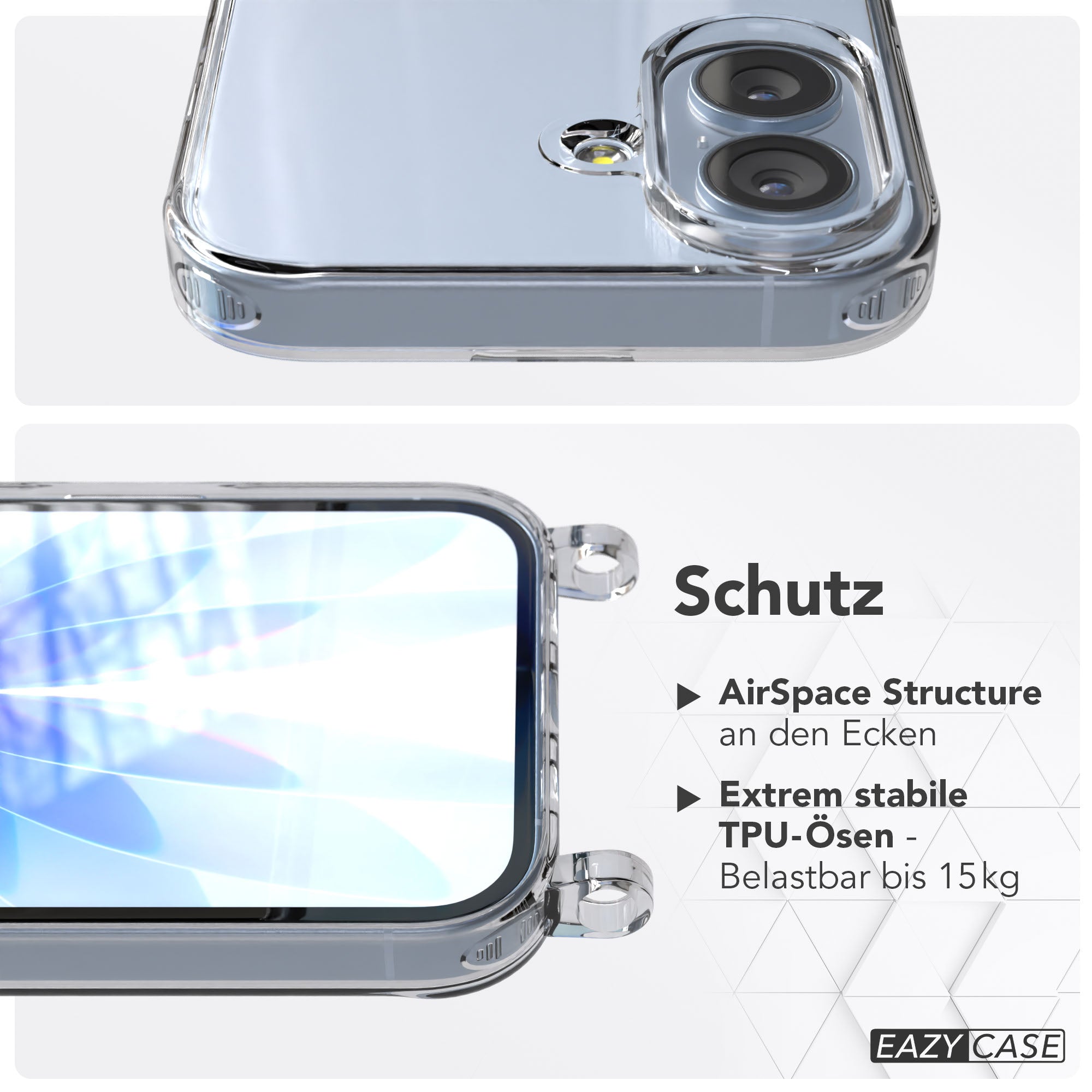 iPhone 17 Hülle für Handyketten mit Befestigungsösen von EAZY CASE