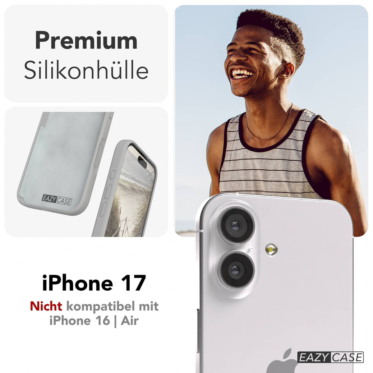 iPhone 17 Premium Silikonhülle