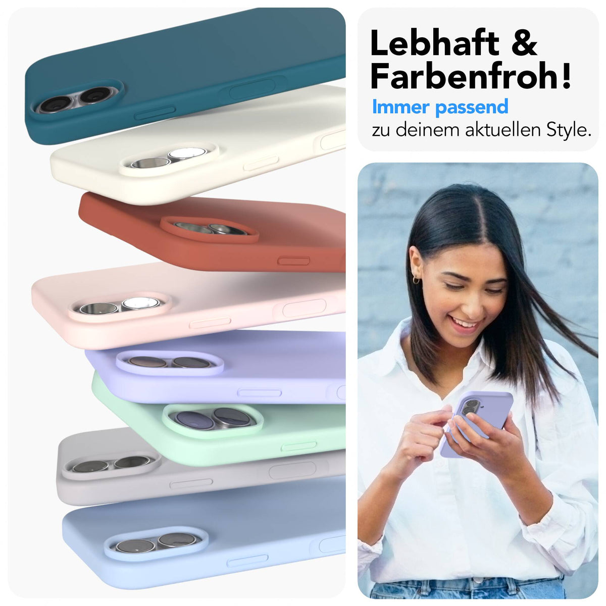 iPhone 17 premium Silikonhülle mit MagSafe