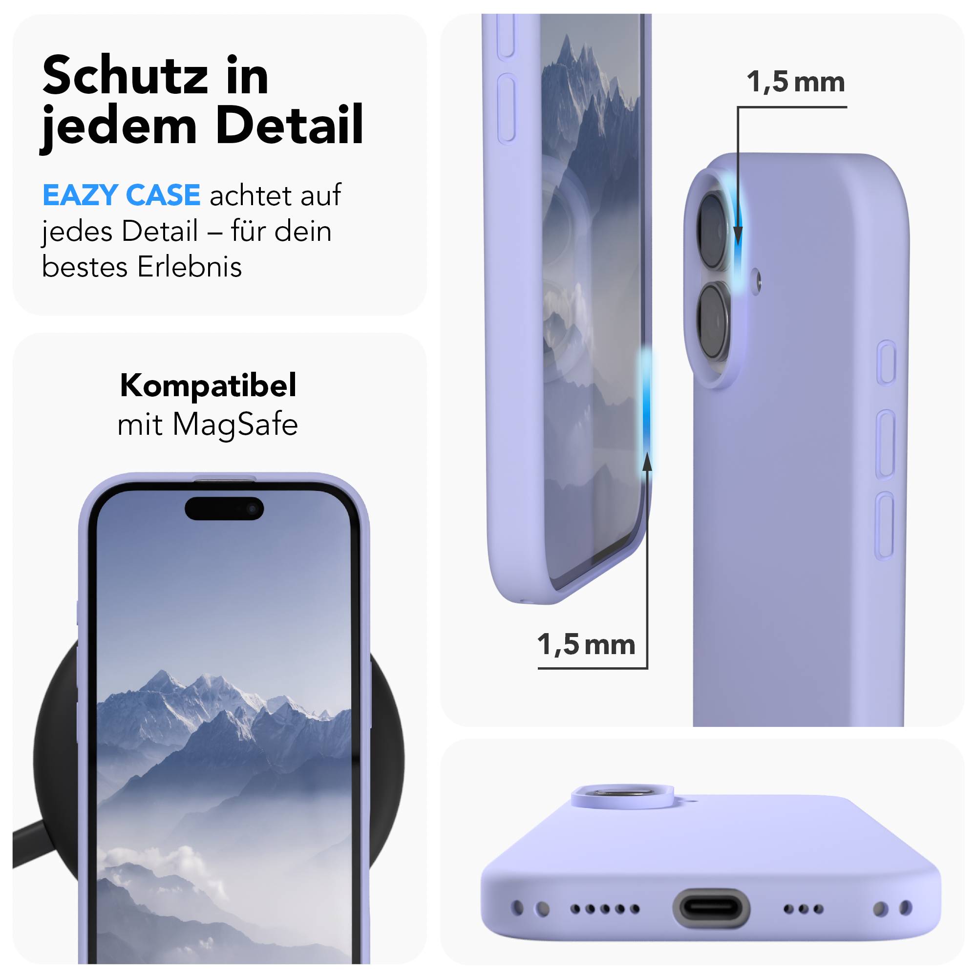iPhone 17 premium Silikonhülle mit MagSafe
