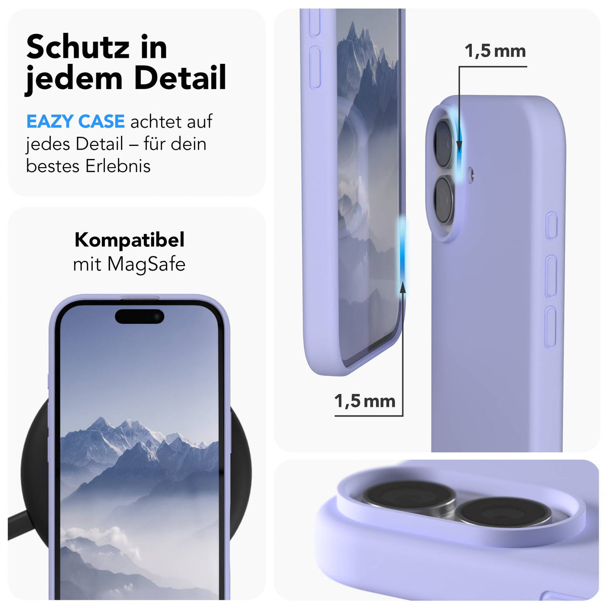 iPhone 17 premium Silikonhülle mit MagSafe