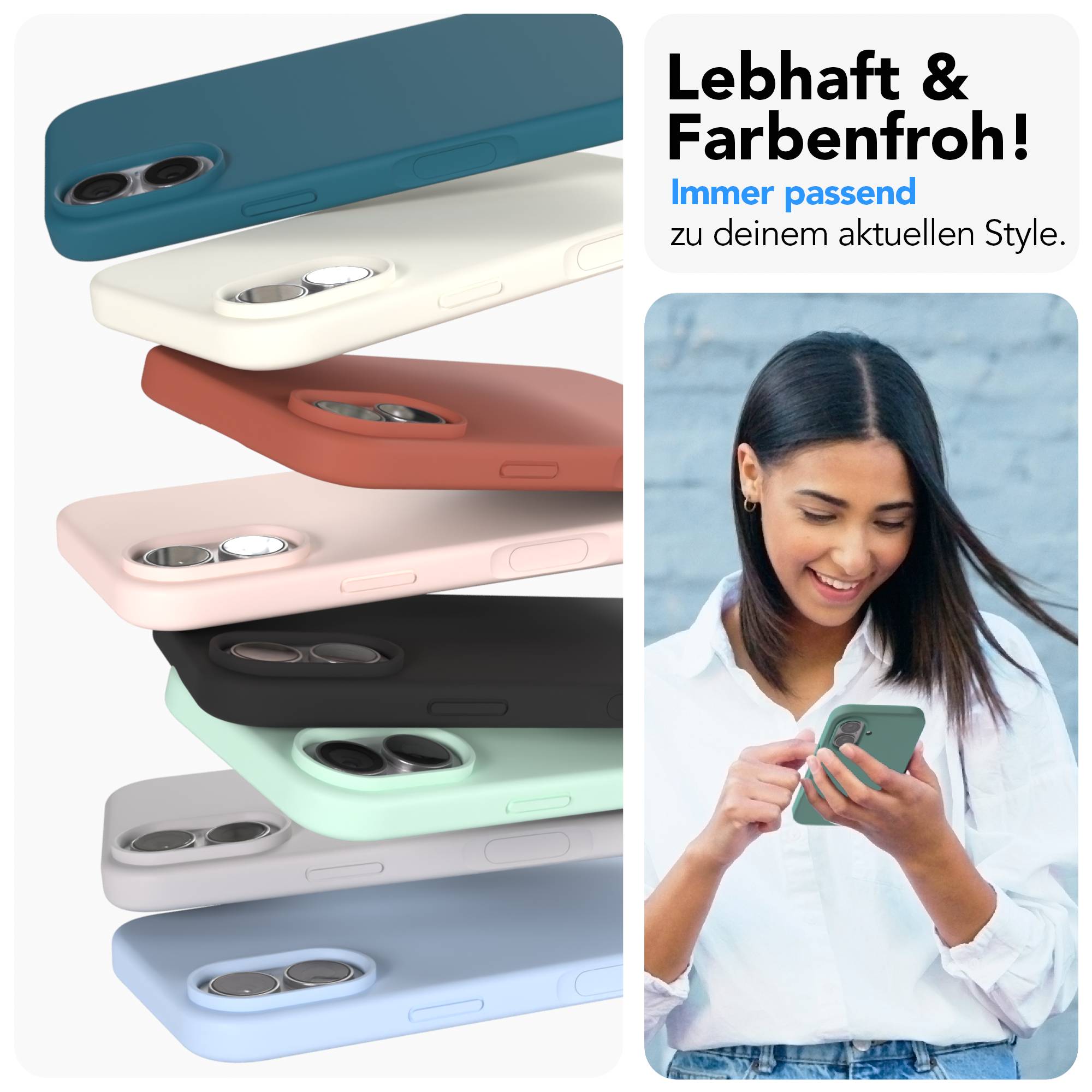iPhone 17 premium Silikonhülle mit MagSafe