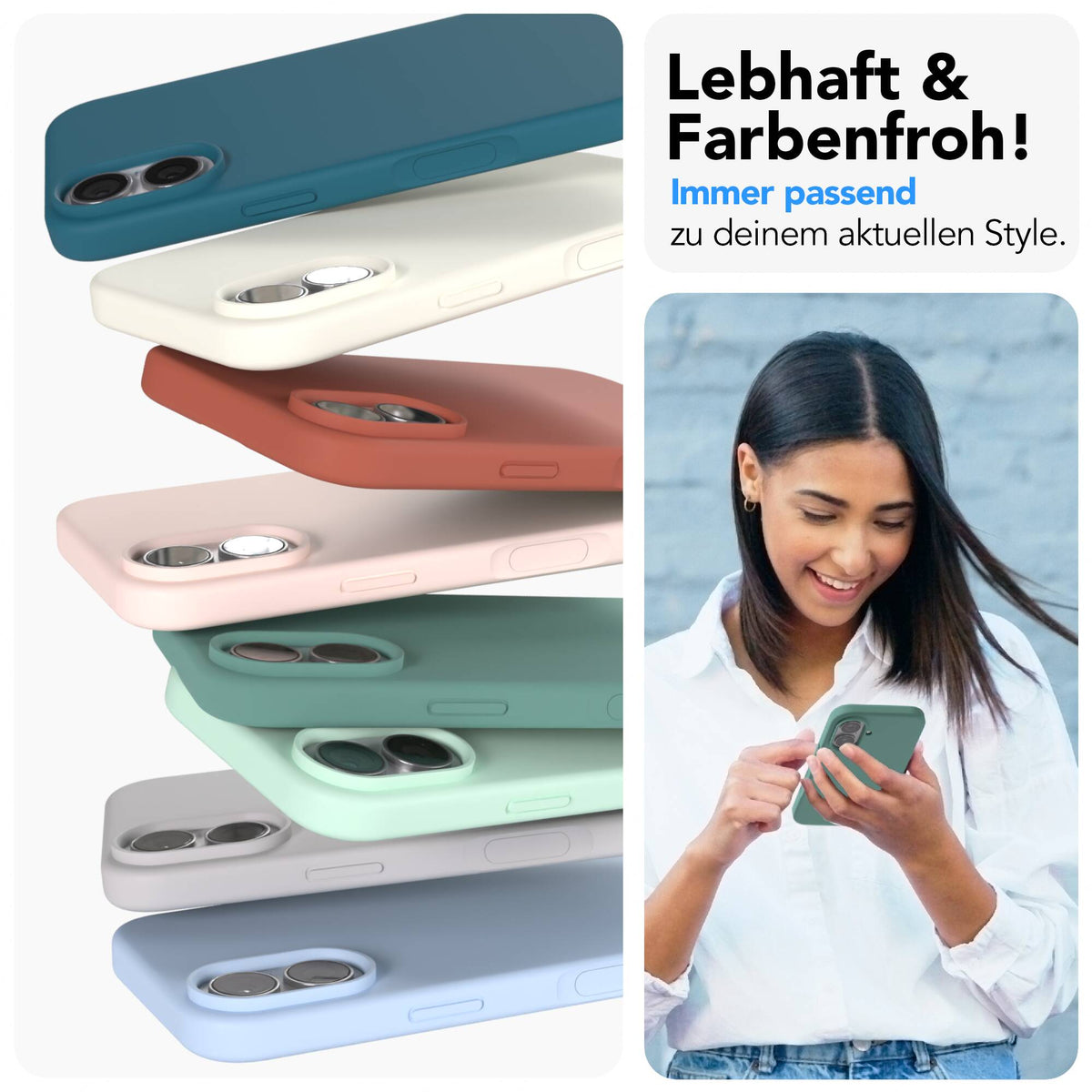 iPhone 17 premium Silikonhülle mit MagSafe