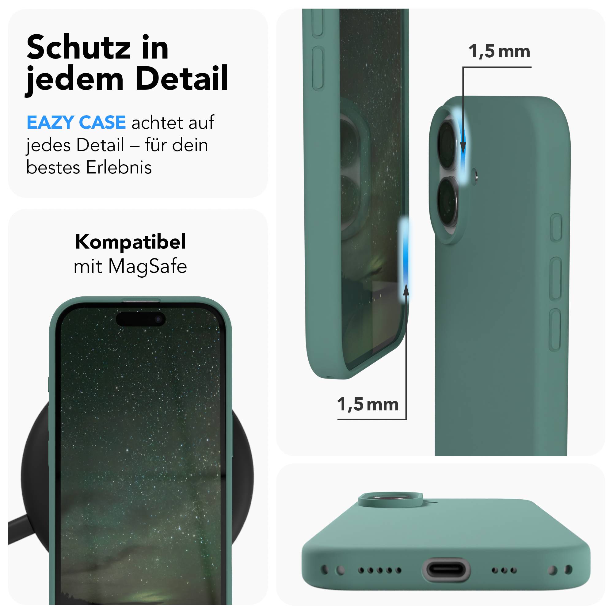 iPhone 17 premium Silikonhülle mit MagSafe