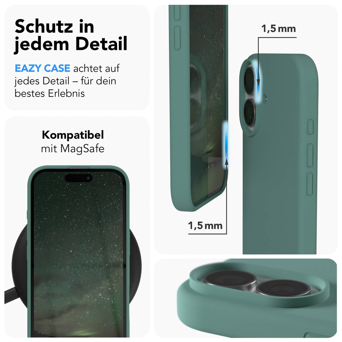 iPhone 17 premium Silikonhülle mit MagSafe