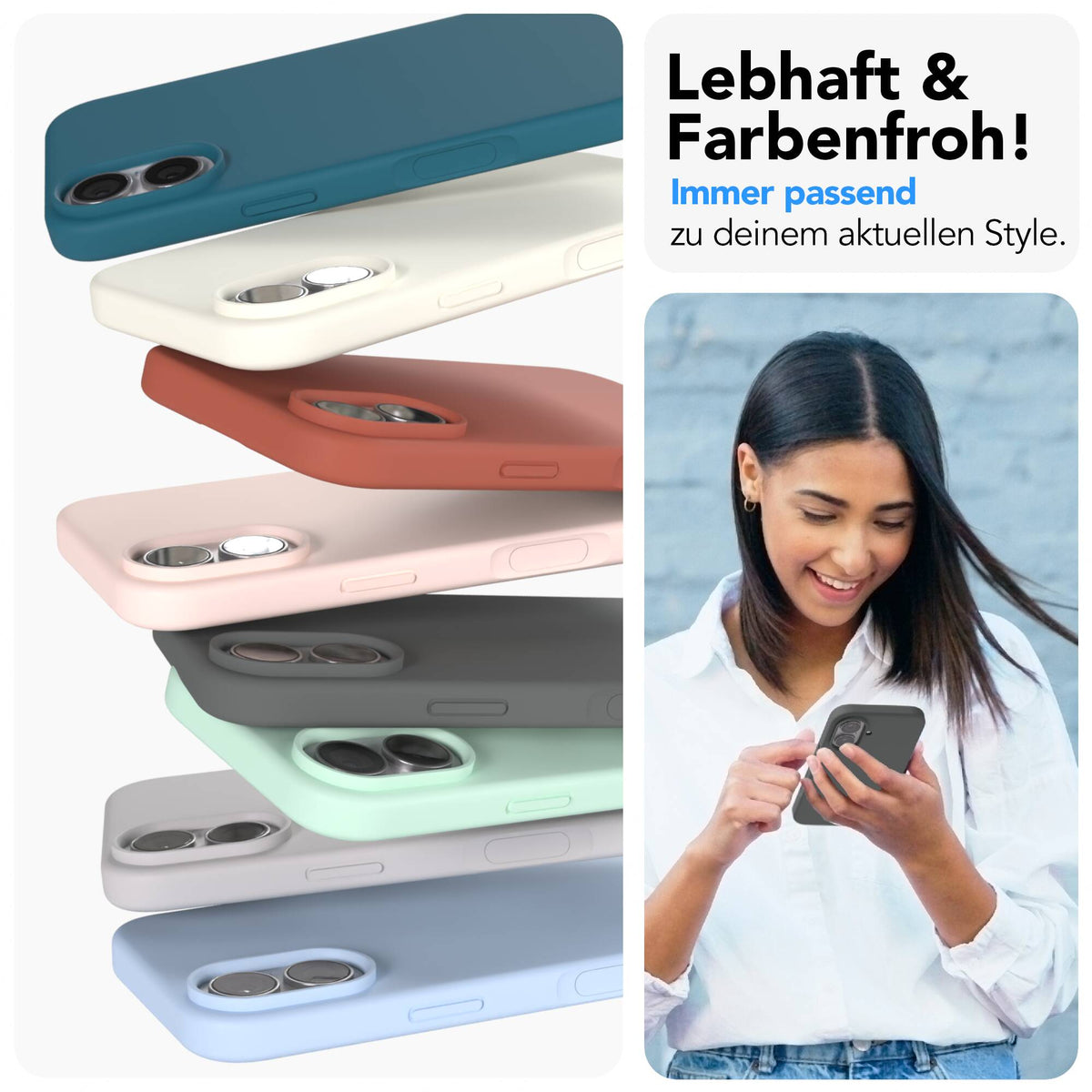 iPhone 17 premium Silikonhülle mit MagSafe