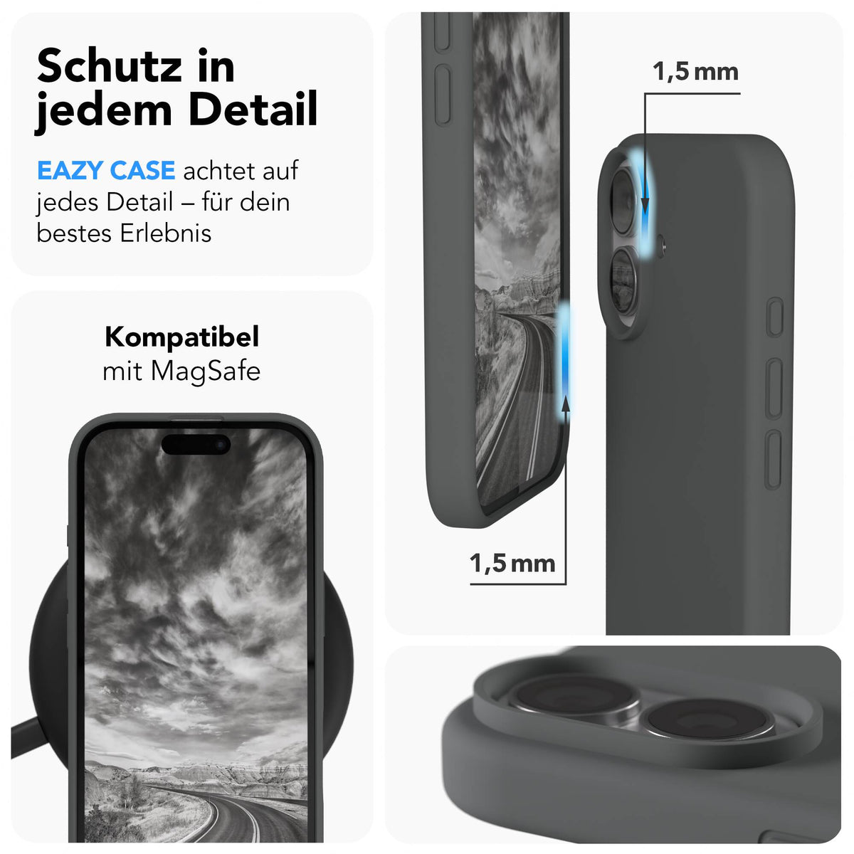 iPhone 17 premium Silikonhülle mit MagSafe
