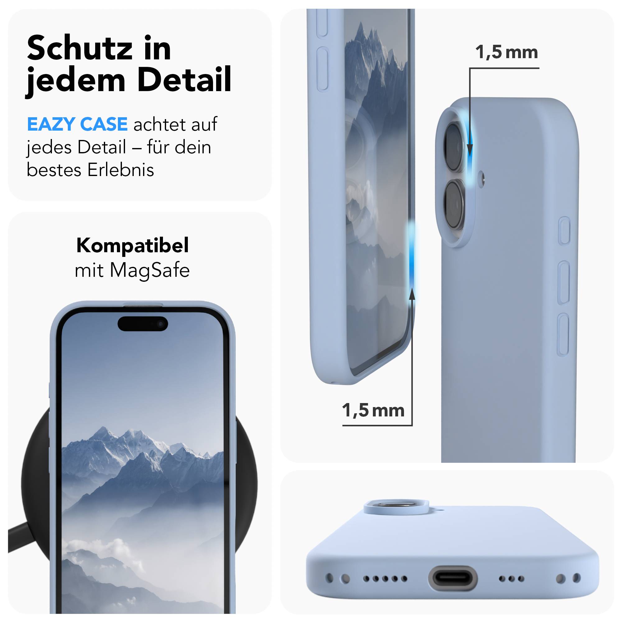 iPhone 17 premium Silikonhülle mit MagSafe