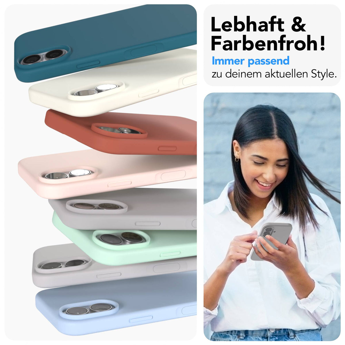 iPhone 17 premium Silikonhülle mit MagSafe