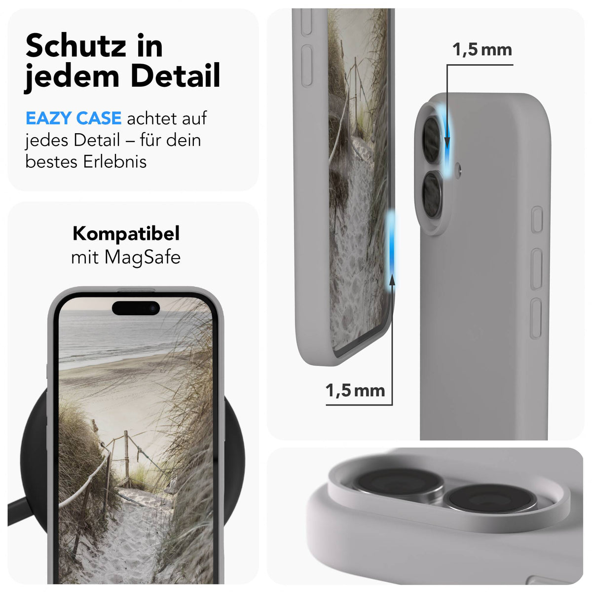 iPhone 17 premium Silikonhülle mit MagSafe