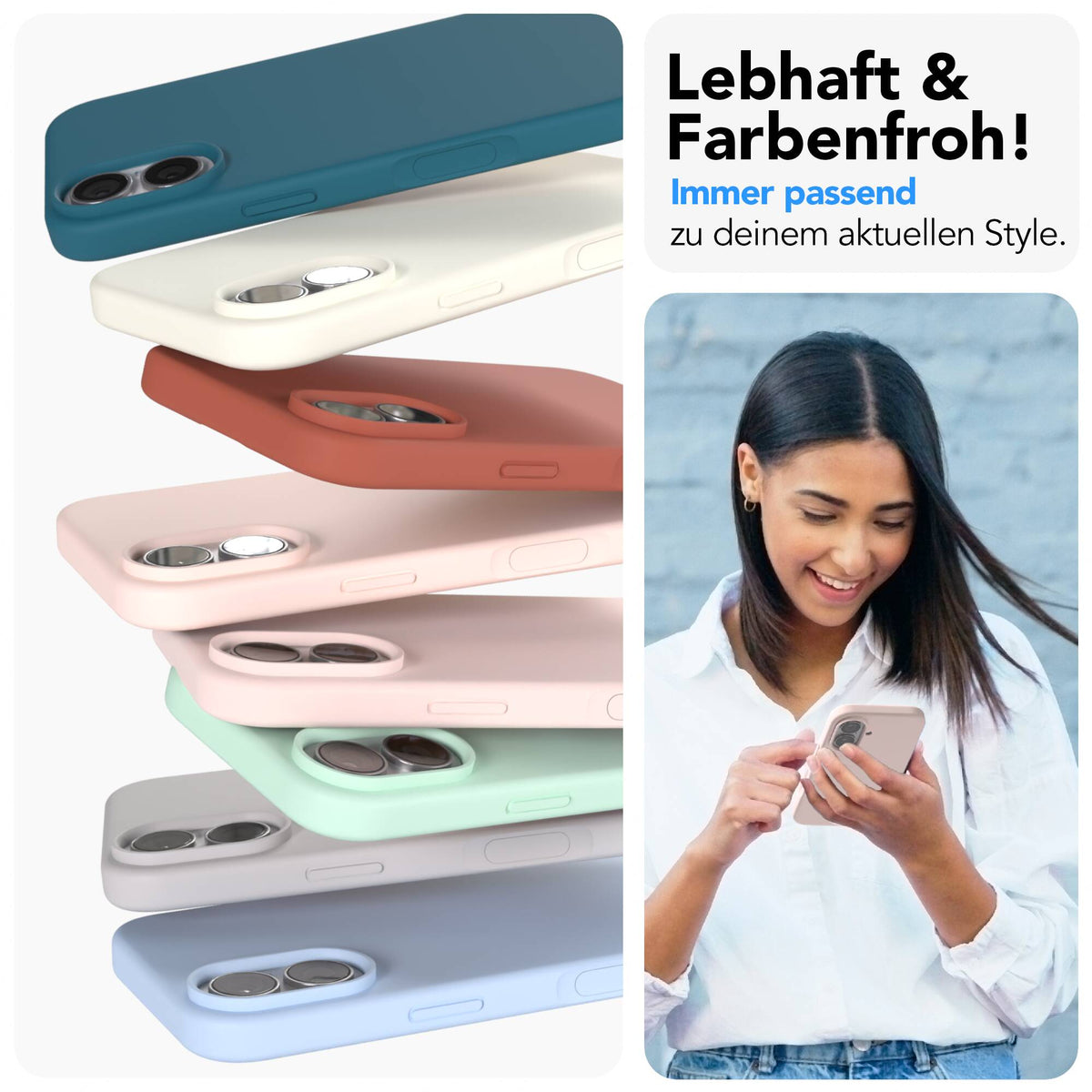 iPhone 17 premium Silikonhülle mit MagSafe
