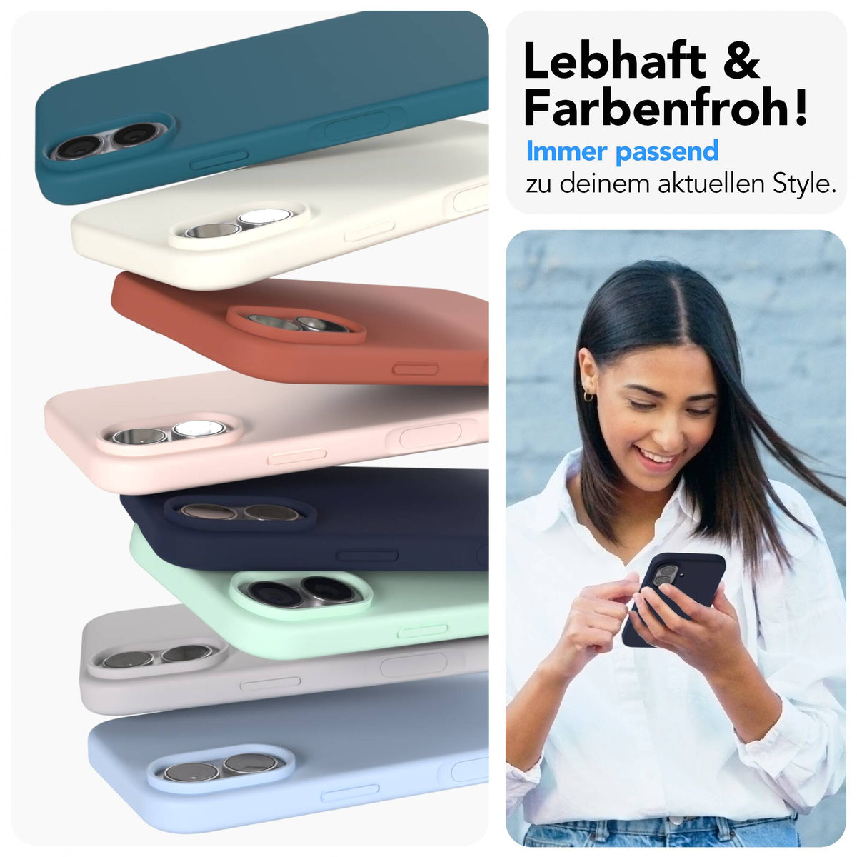 iPhone 17 premium Silikonhülle mit MagSafe