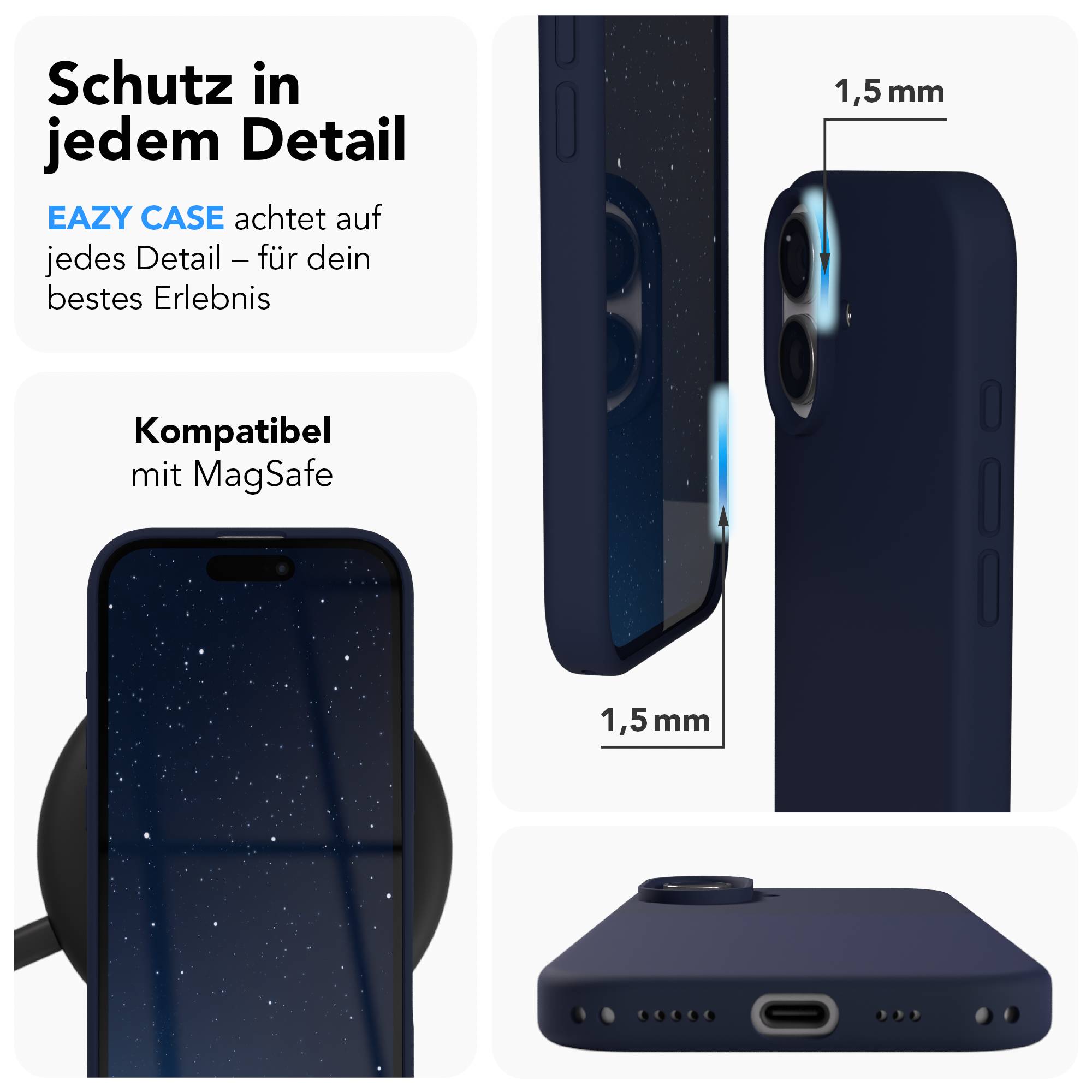 iPhone 17 premium Silikonhülle mit MagSafe