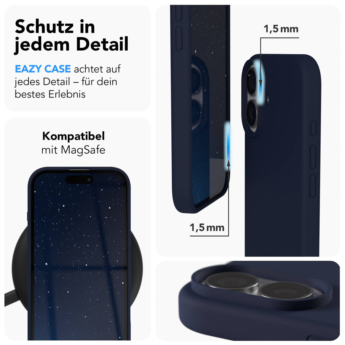 iPhone 17 premium Silikonhülle mit MagSafe