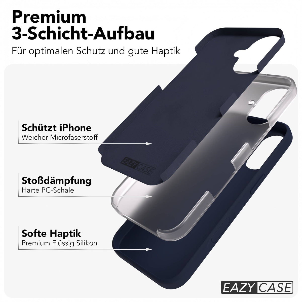 iPhone 17 premium Silikonhülle mit MagSafe