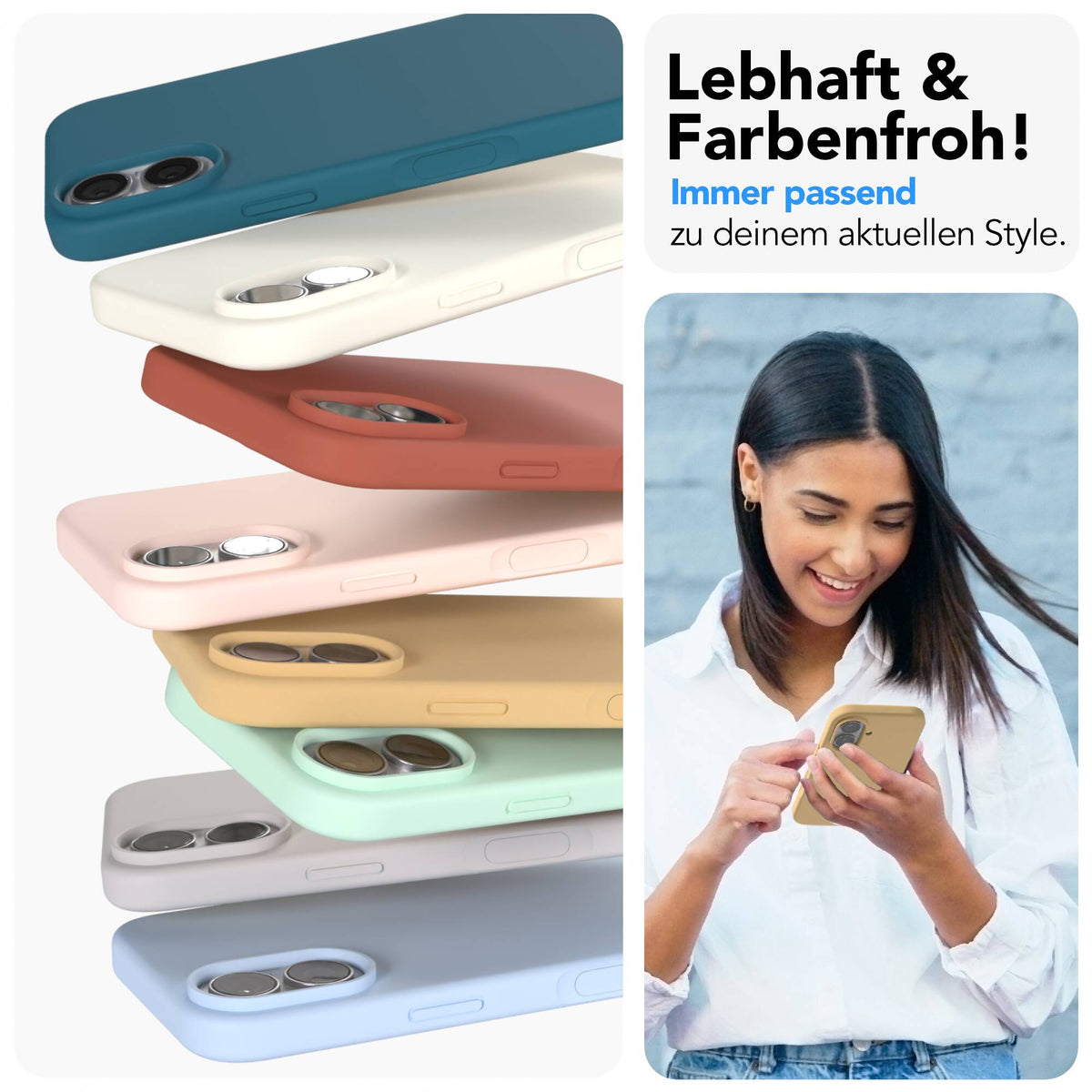 iPhone 17 premium Silikonhülle mit MagSafe