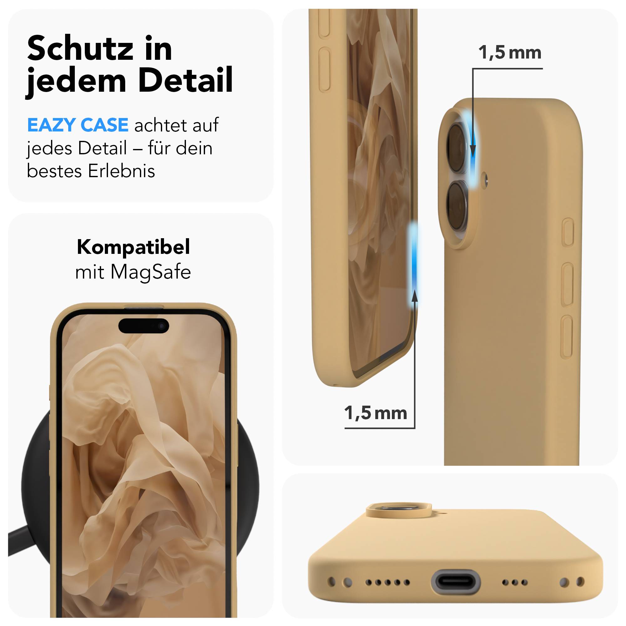 iPhone 17 premium Silikonhülle mit MagSafe