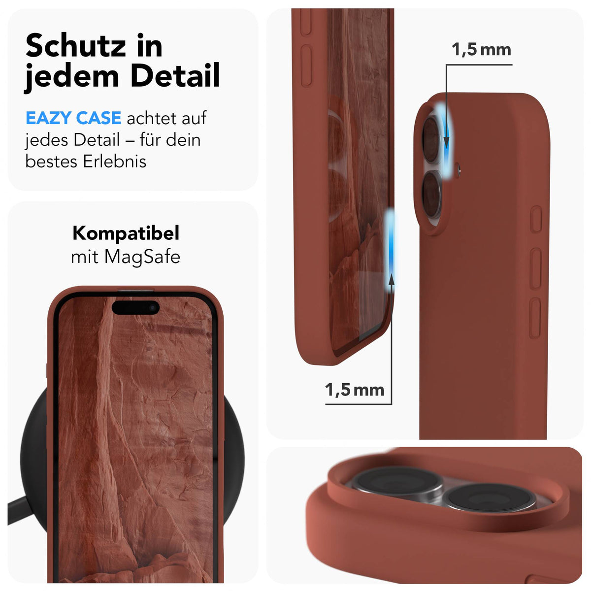 iPhone 17 premium Silikonhülle mit MagSafe