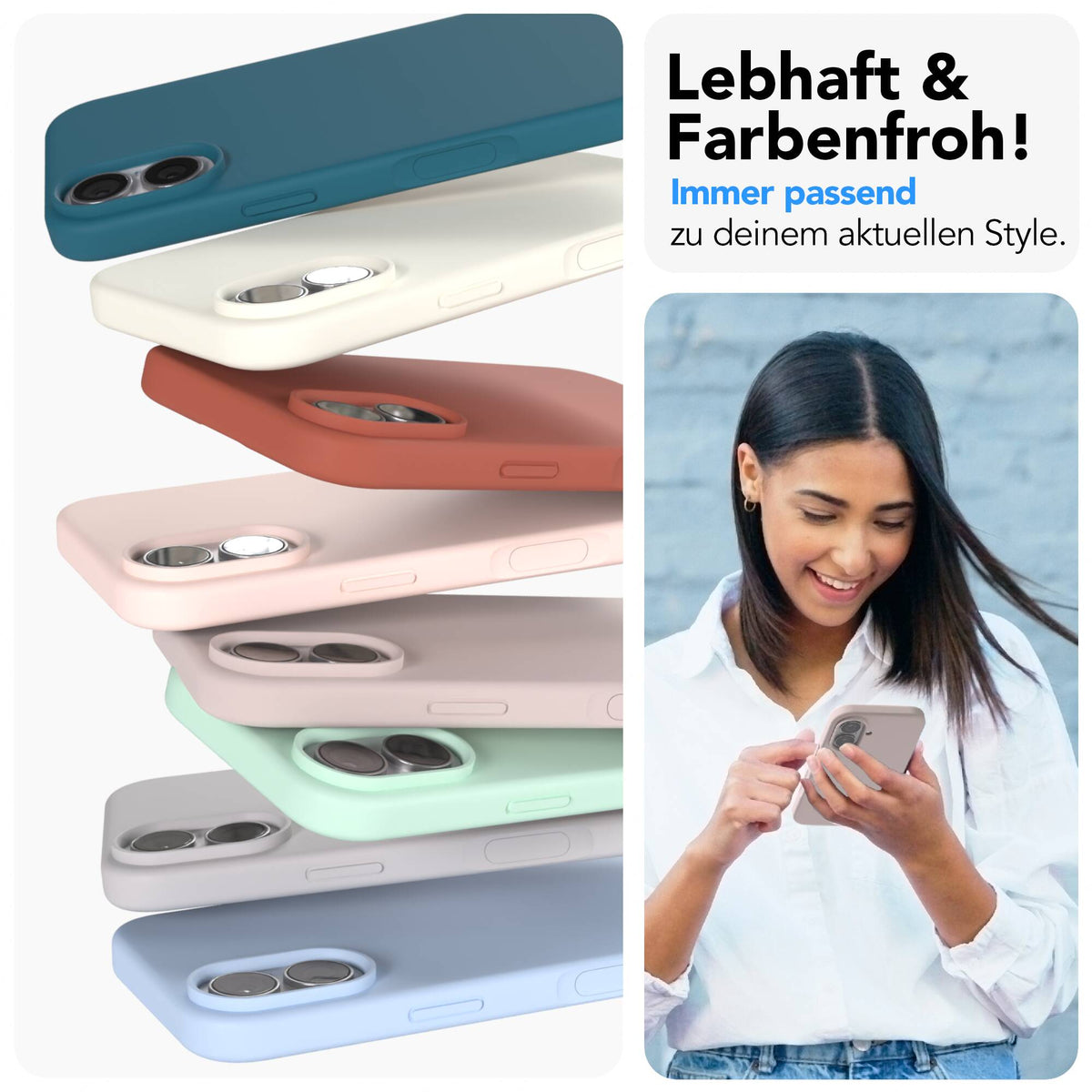 iPhone 17 premium Silikonhülle mit MagSafe
