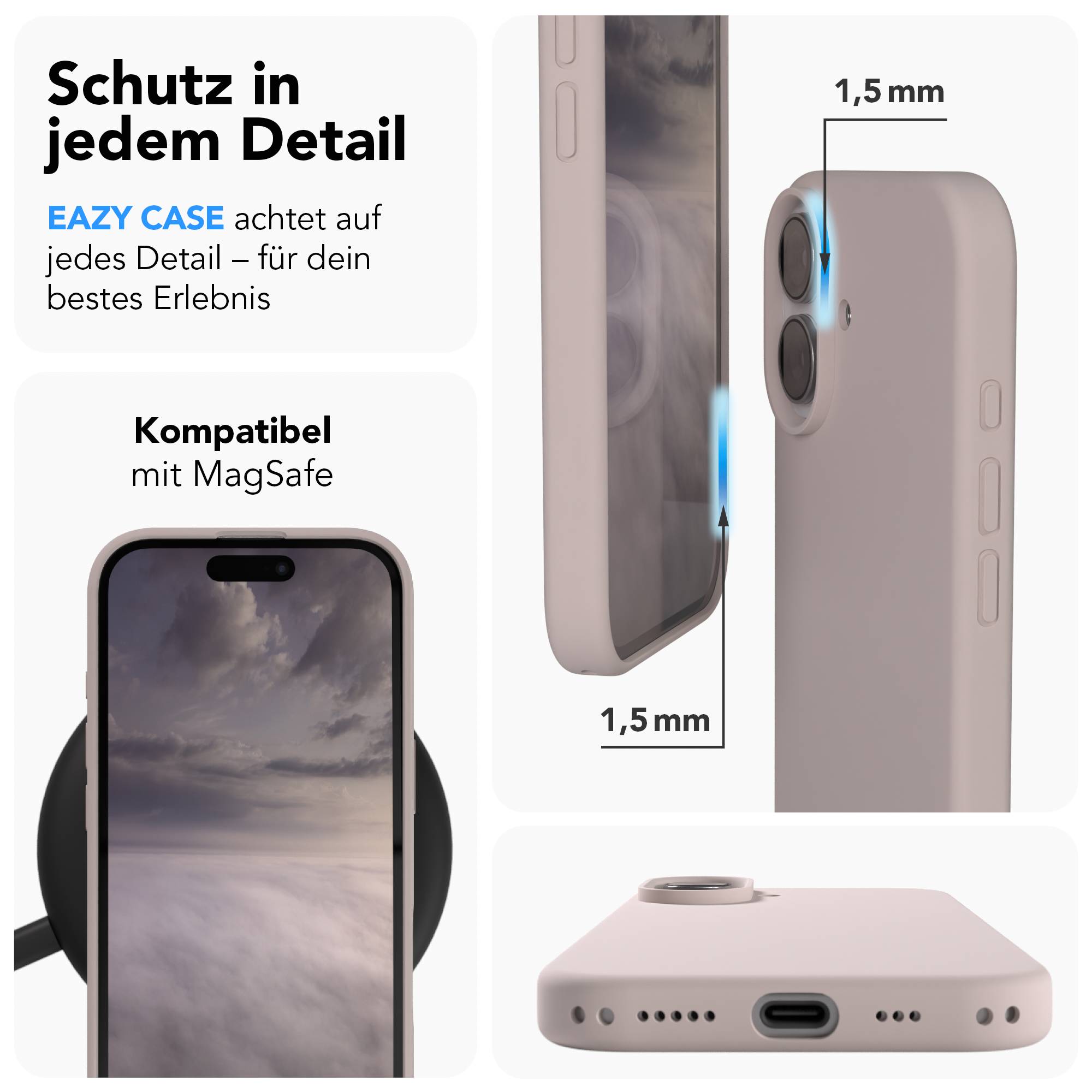 iPhone 17 premium Silikonhülle mit MagSafe