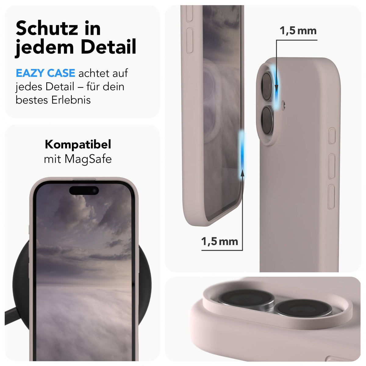 iPhone 17 premium Silikonhülle mit MagSafe