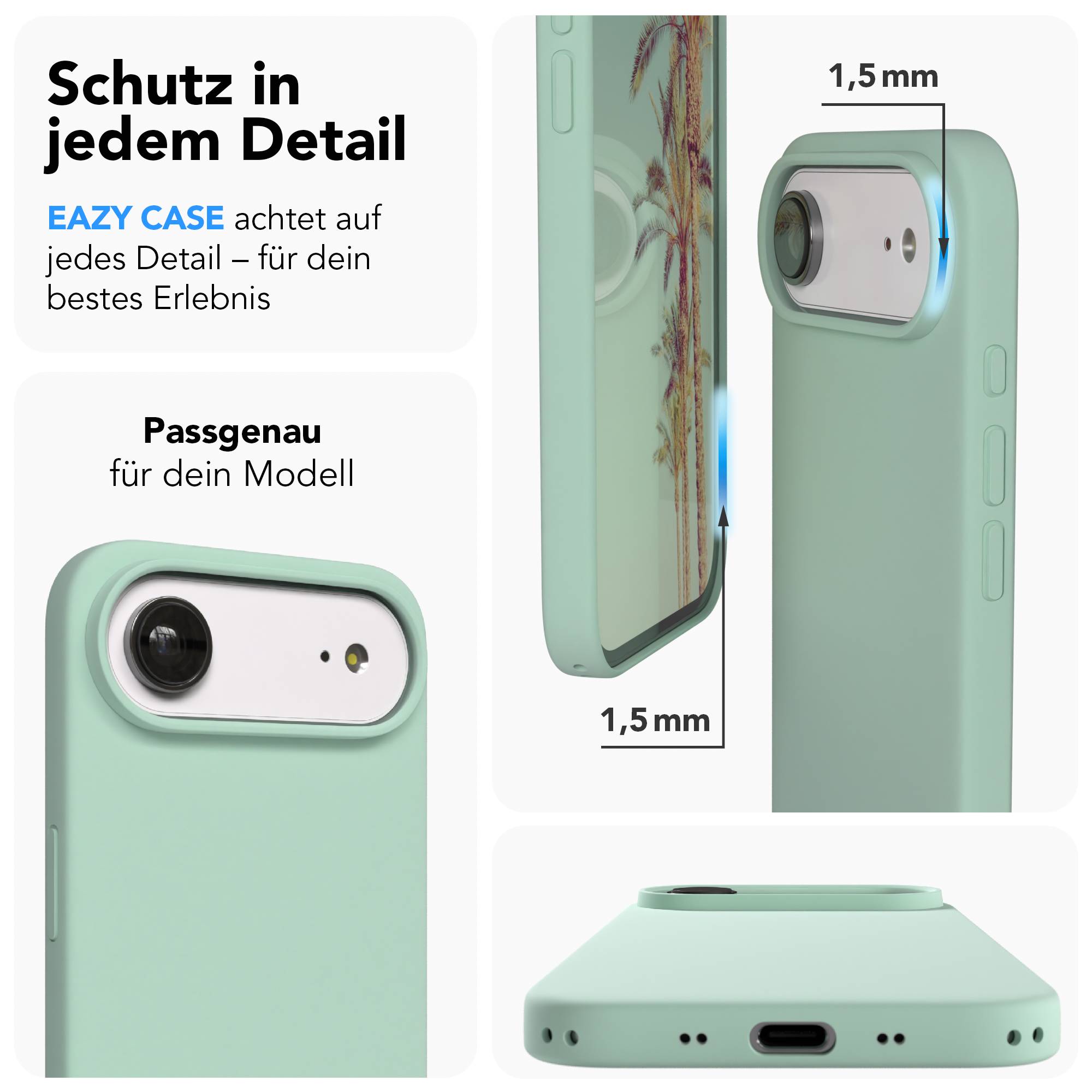 iPhone Air Premium Silikonhülle mit Kameraschutz von EAZY CASE