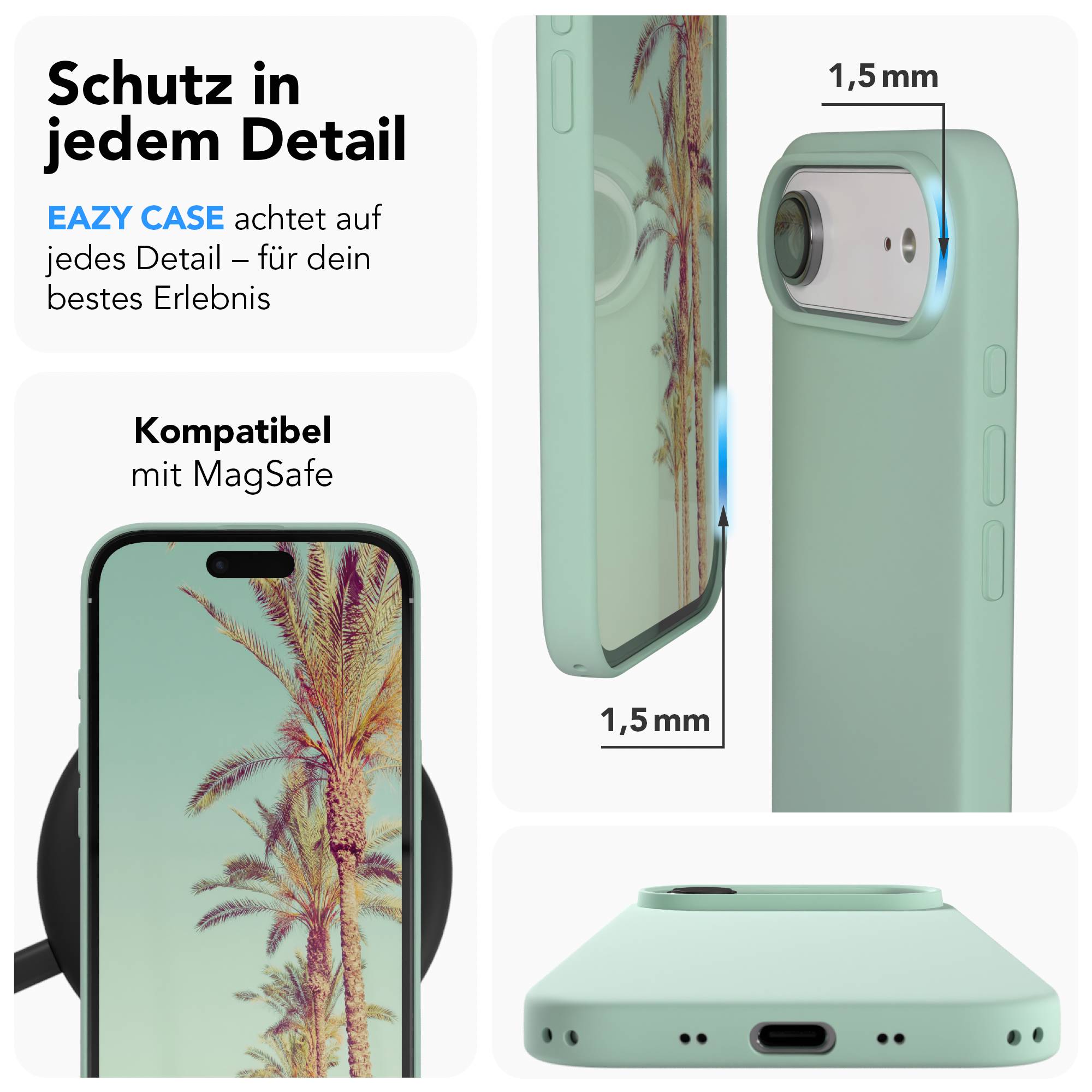iPhone Air premium Silikonhülle mit MagSafe
