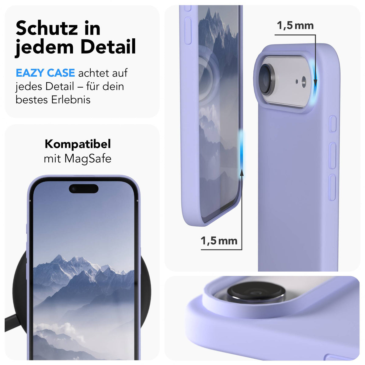 iPhone Air premium Silikonhülle mit MagSafe