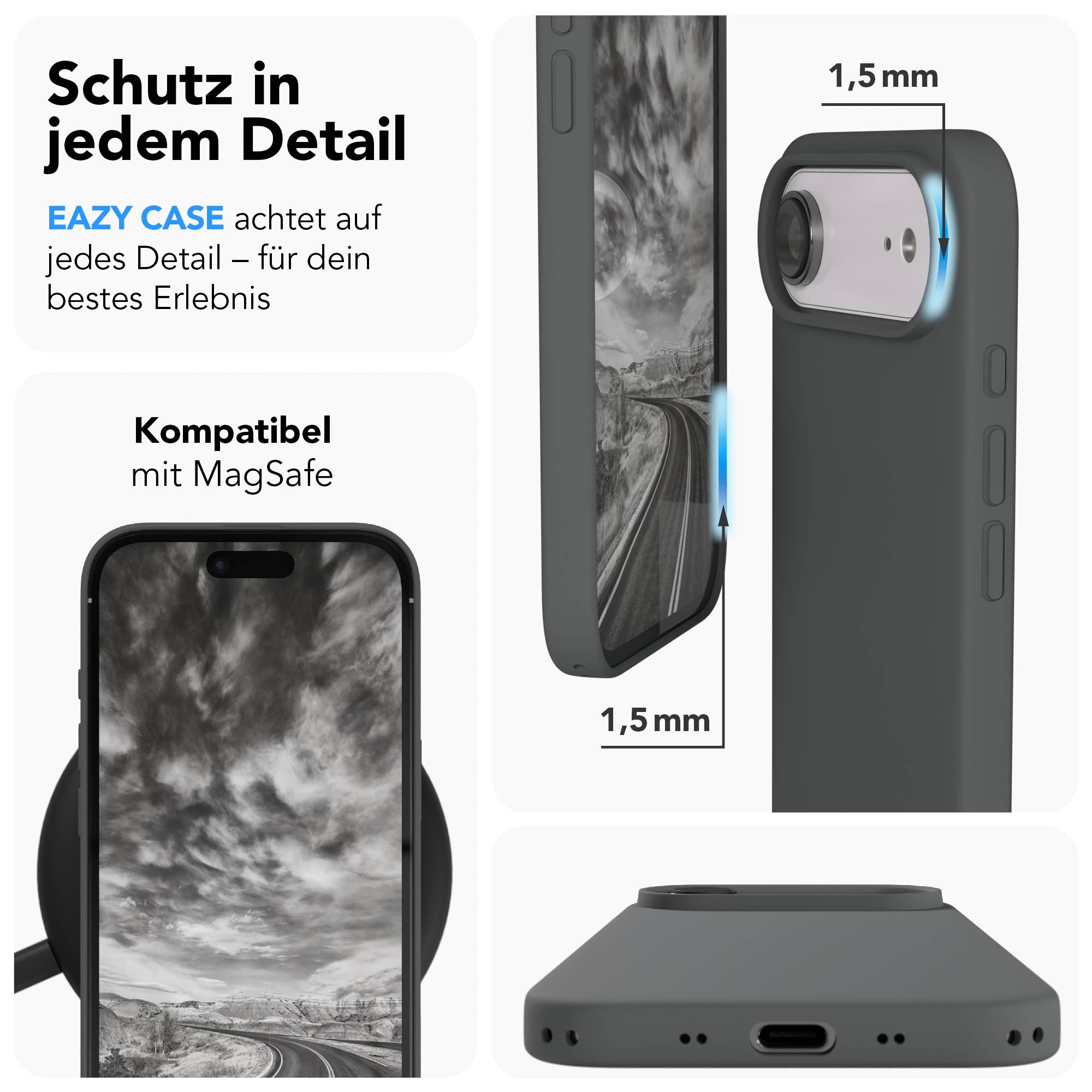 iPhone Air premium Silikonhülle mit MagSafe