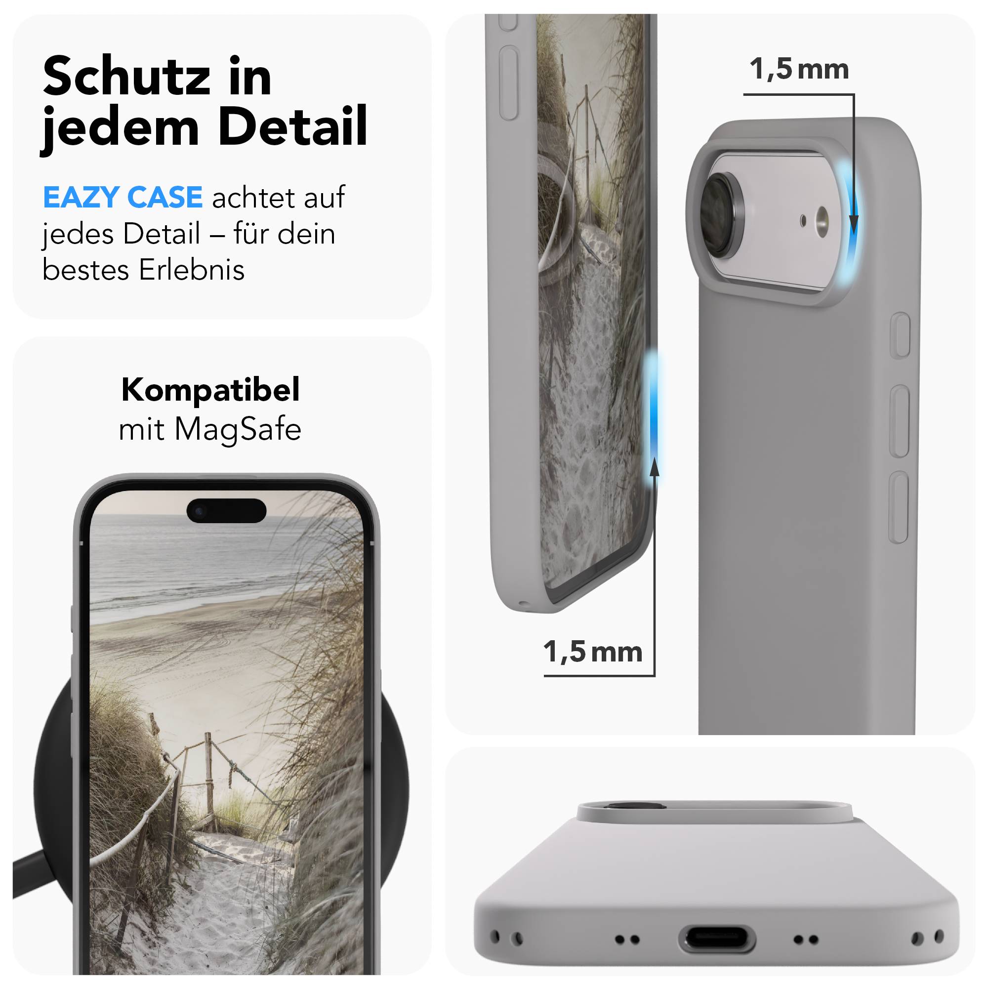 iPhone Air premium Silikonhülle mit MagSafe