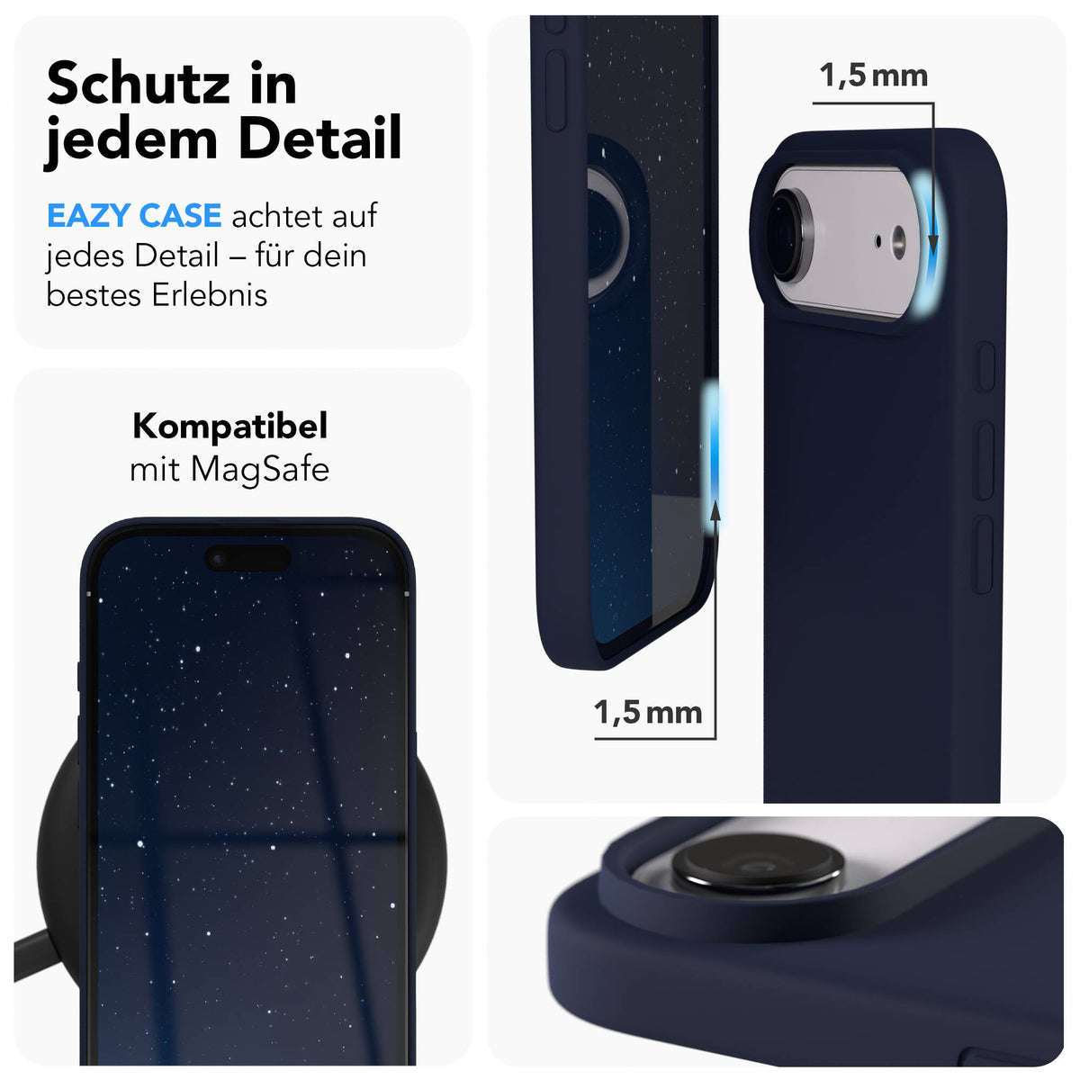 iPhone Air premium Silikonhülle mit MagSafe
