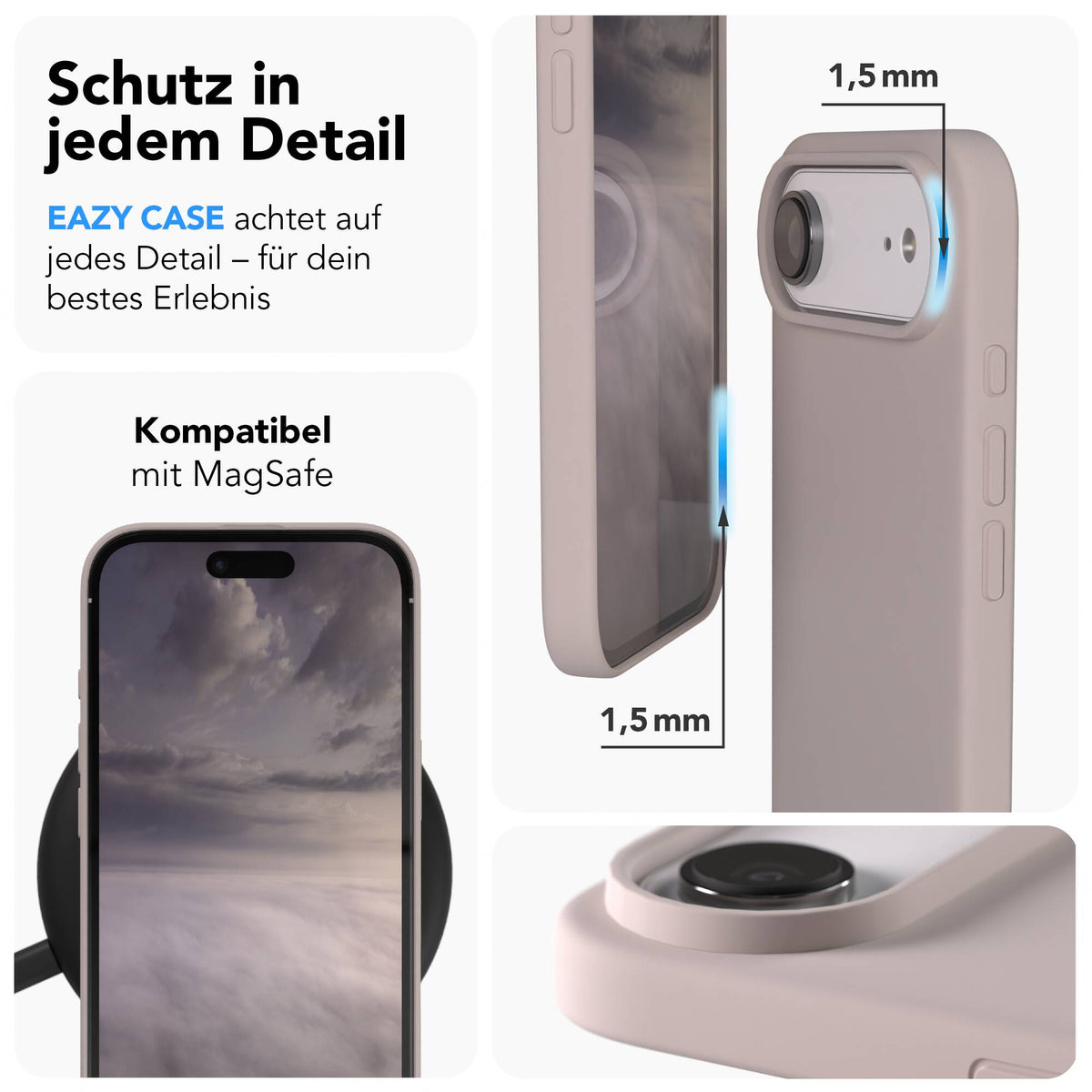 iPhone Air premium Silikonhülle mit MagSafe