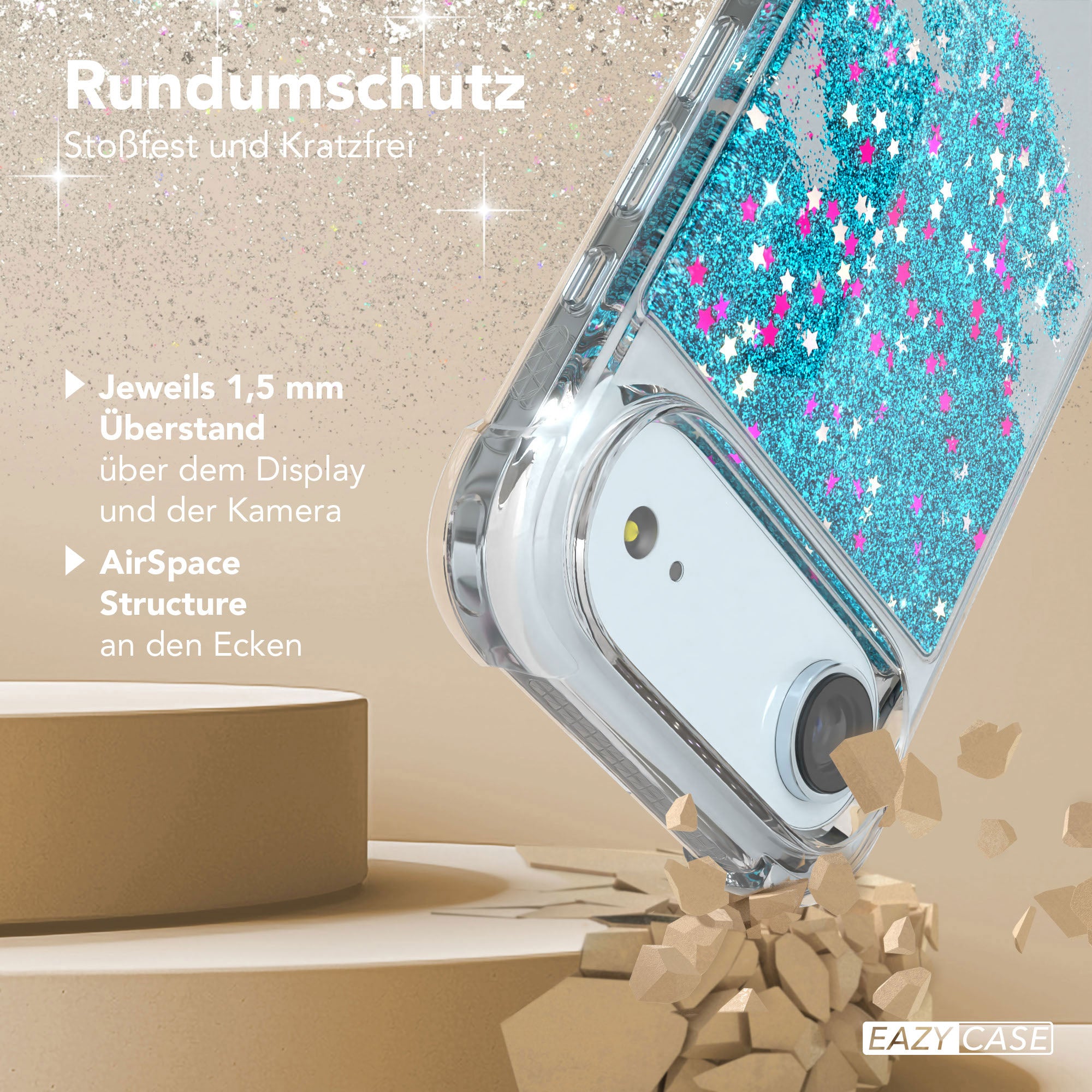 iPhone Air Glitzerhülle