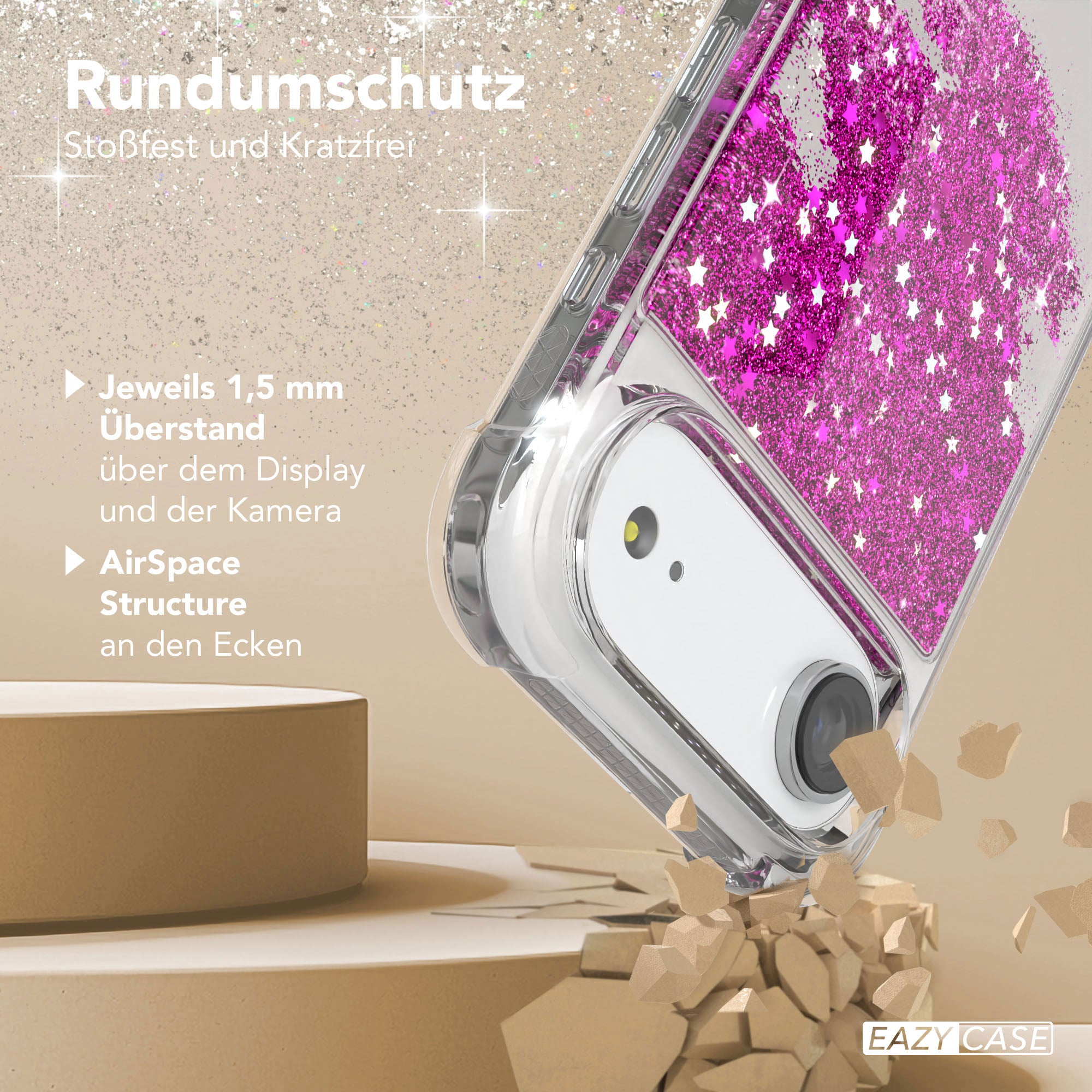 iPhone Air Glitzerhülle