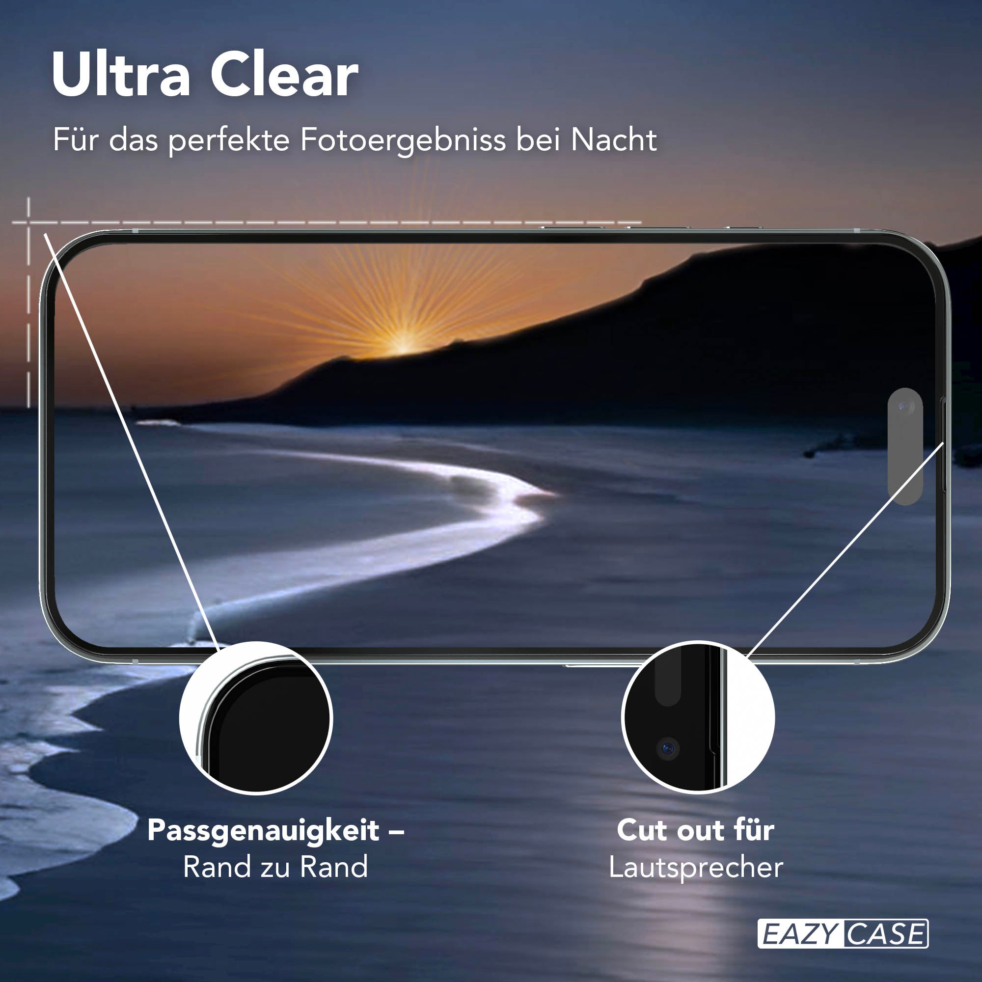 iPhone Air 2er Set Glasfolie + Installationsrahmen