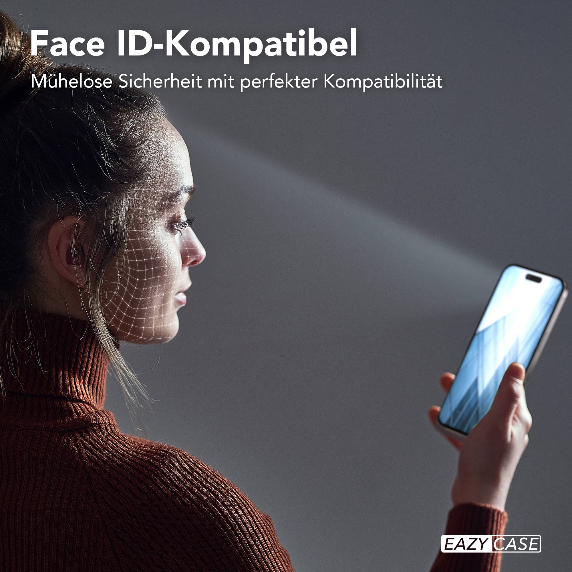 iPhone Air Schutzfolie 9H Hartglas mit Installationsrahmen Displayschutz