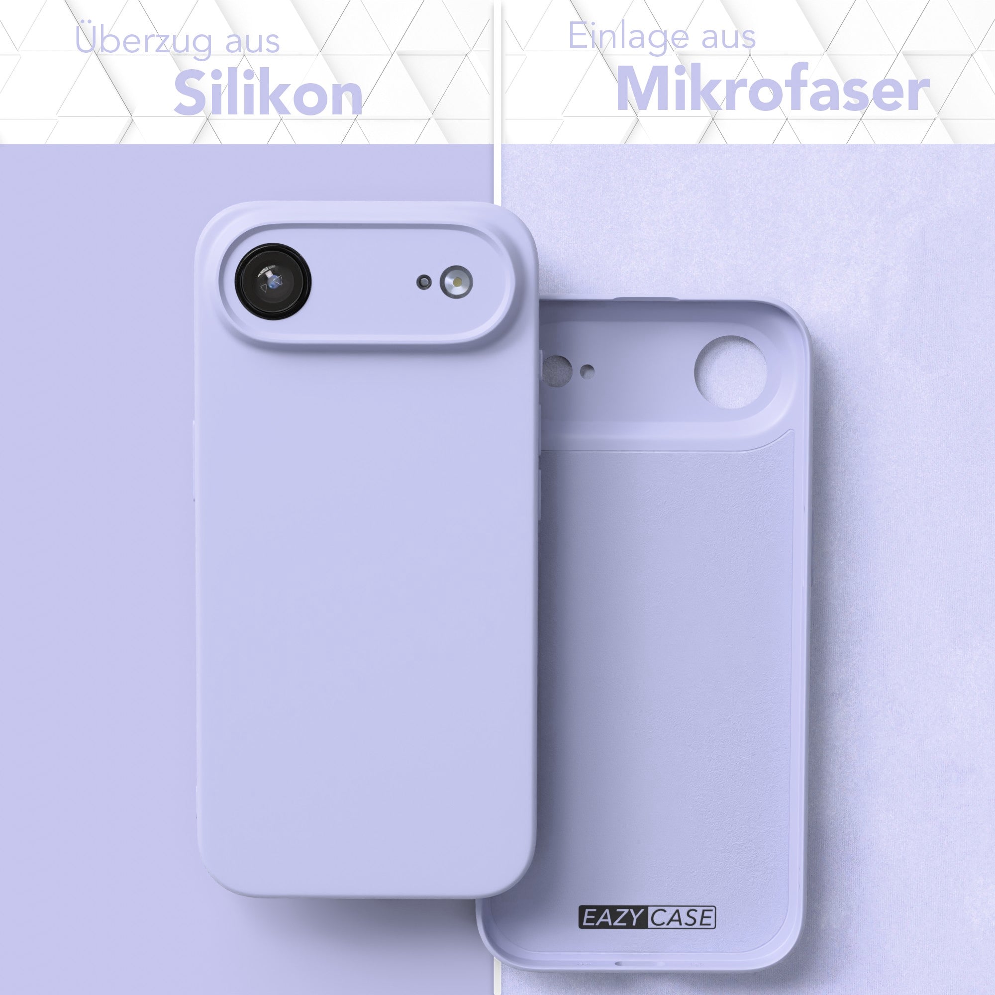 Apple iPhone Air transparente Silikonhülle mit Kameraschutz von EAZY CASE