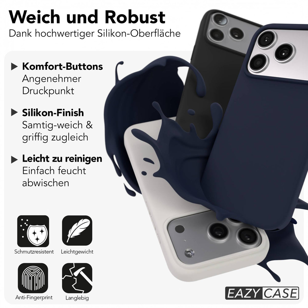 iPhone 17 Pro Premium Silikonhülle