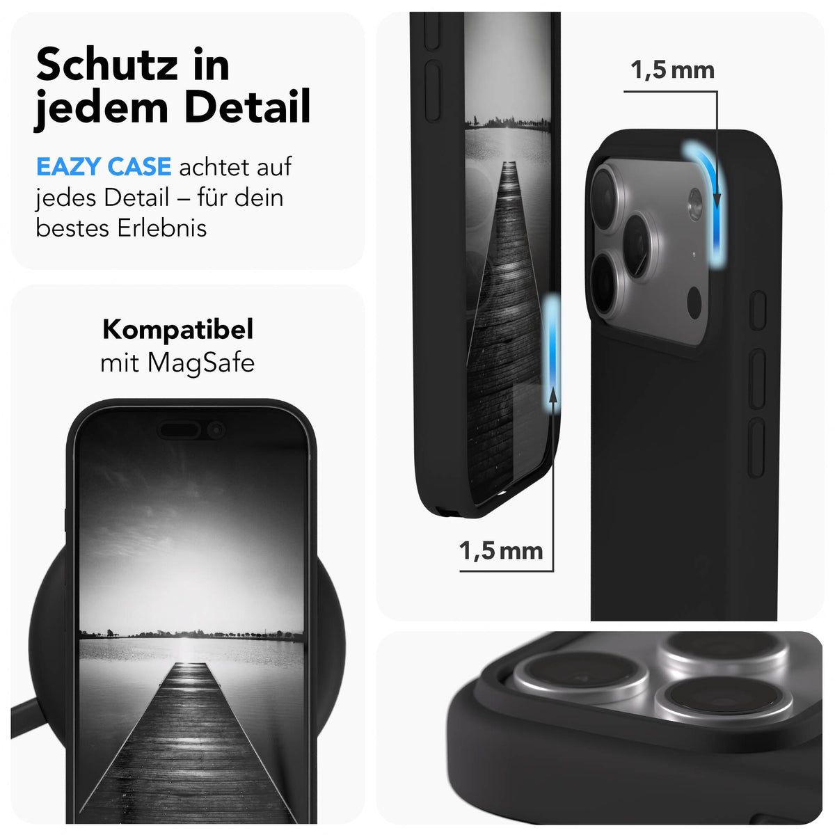 iPhone 17 Pro premium Silikonhülle mit MagSafe